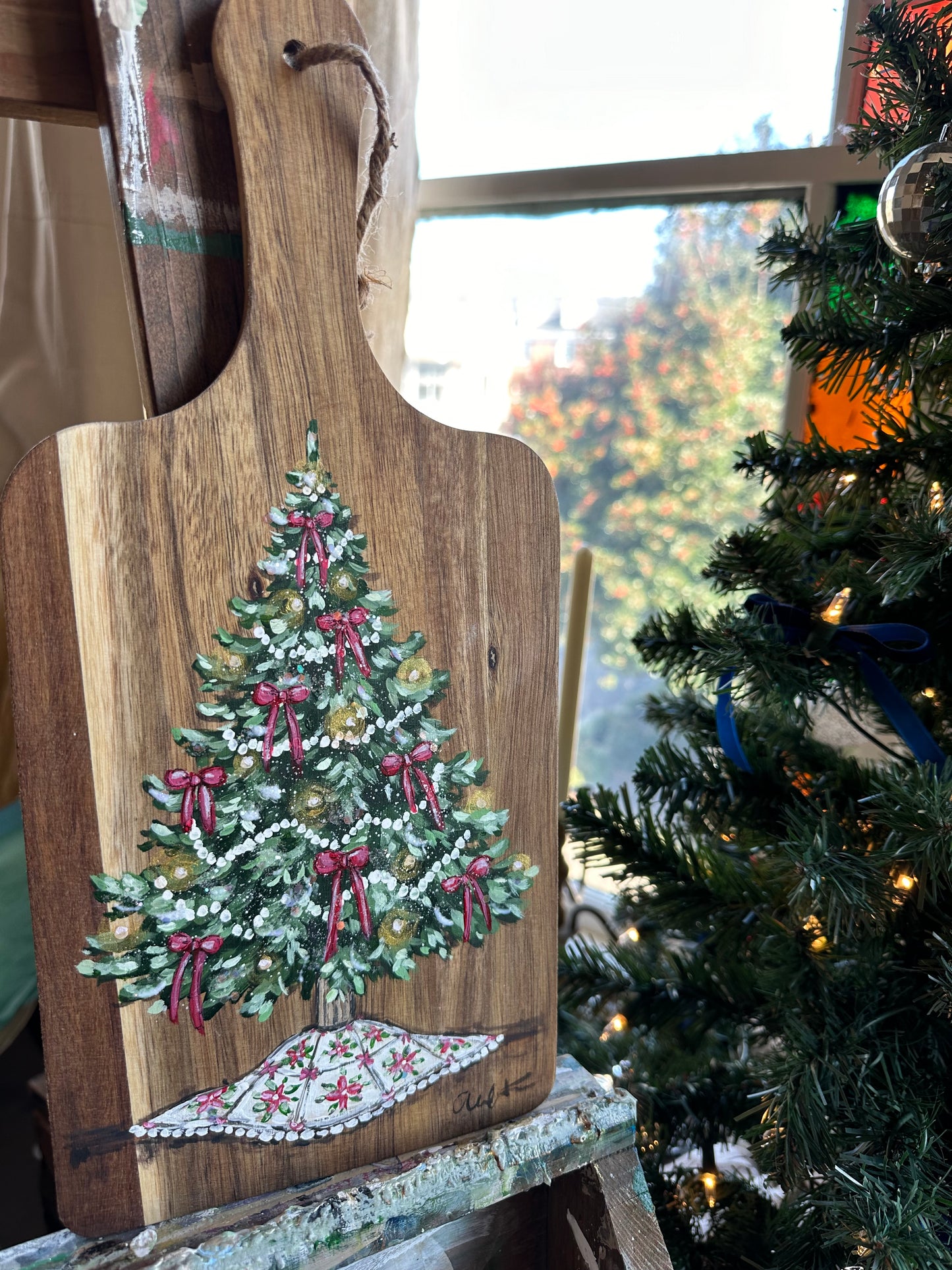 Original Red Bow Tree Board PRE ORDER