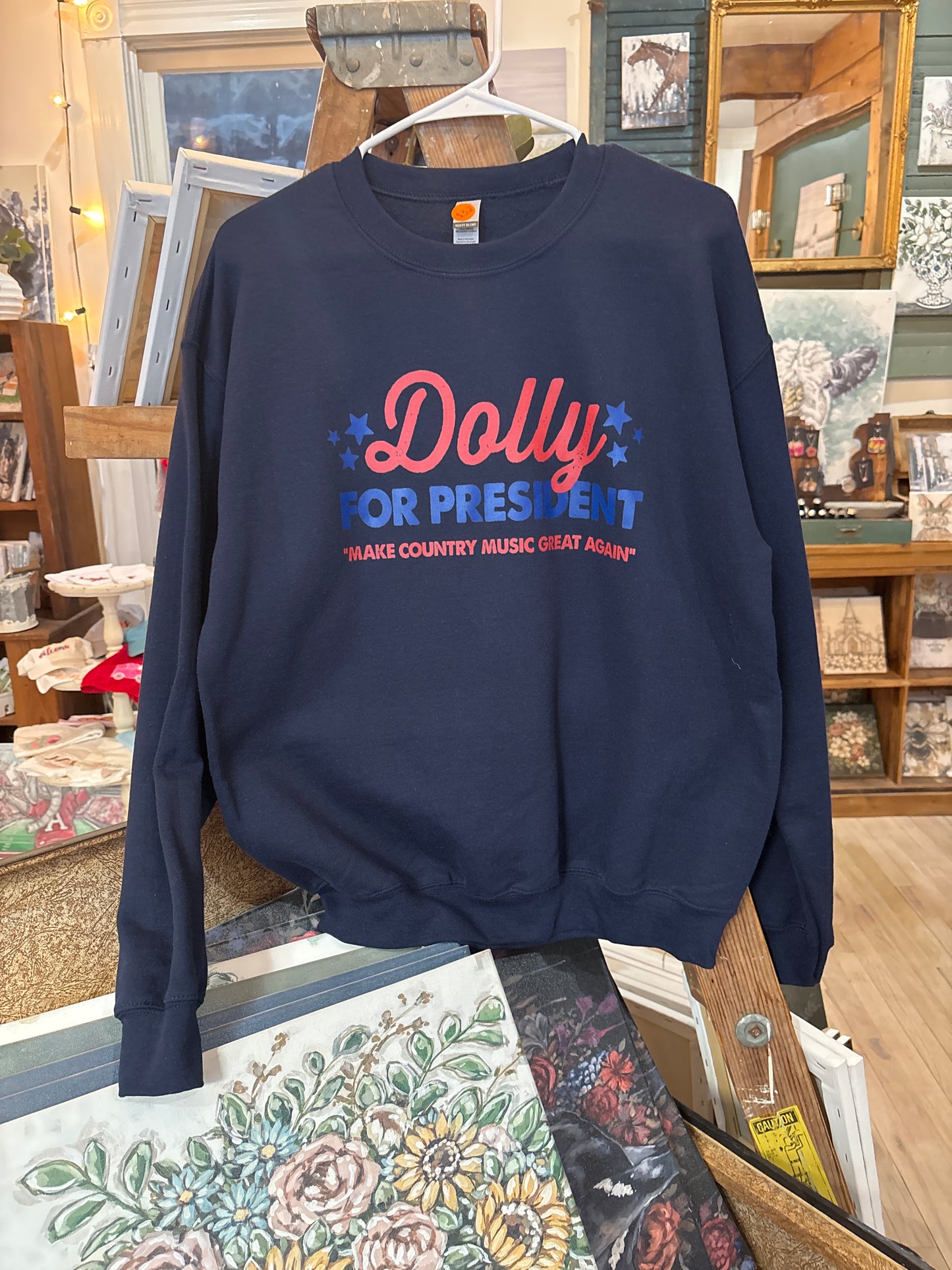 Dolly For President Crewneck