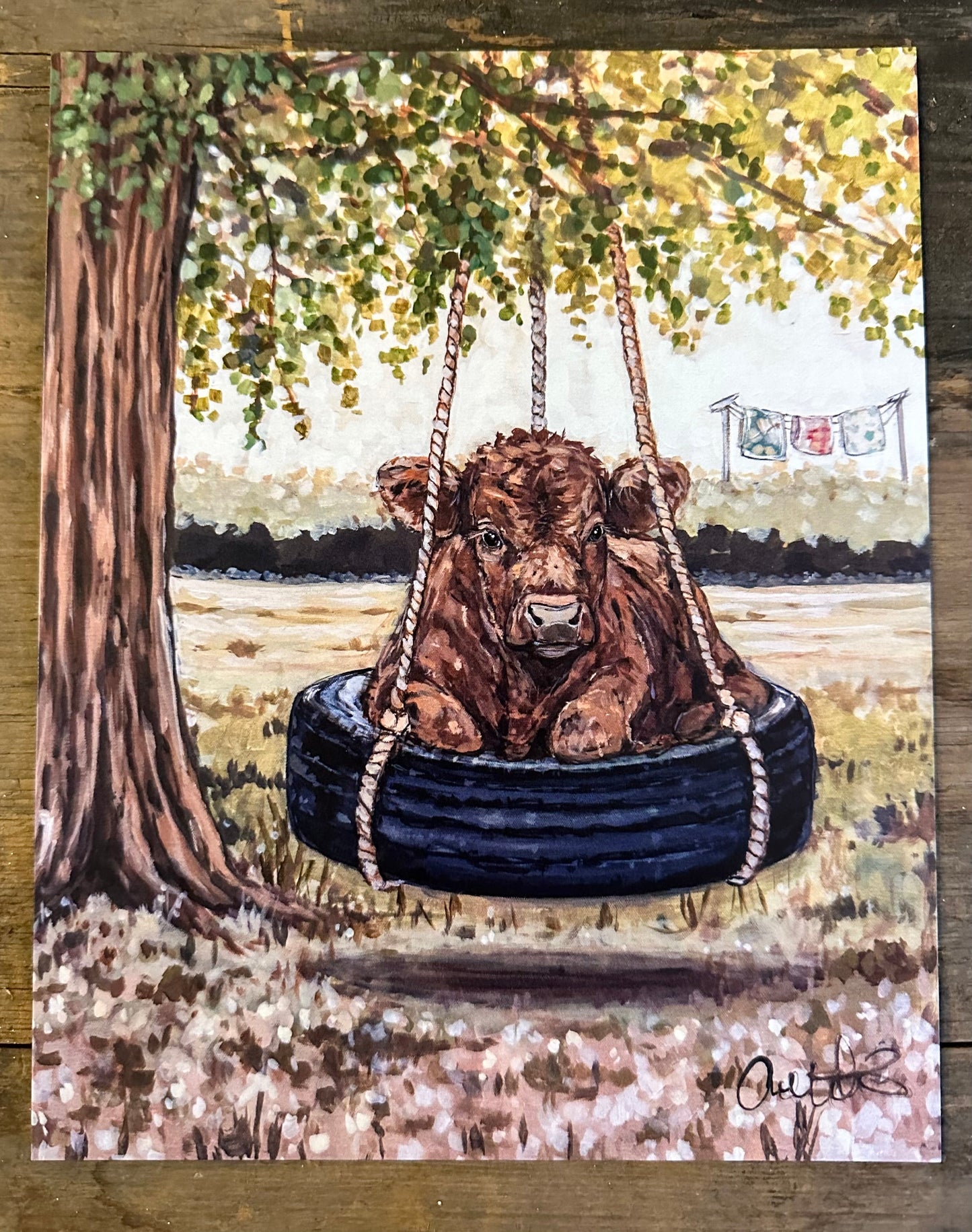 Swingin’ Paper Print