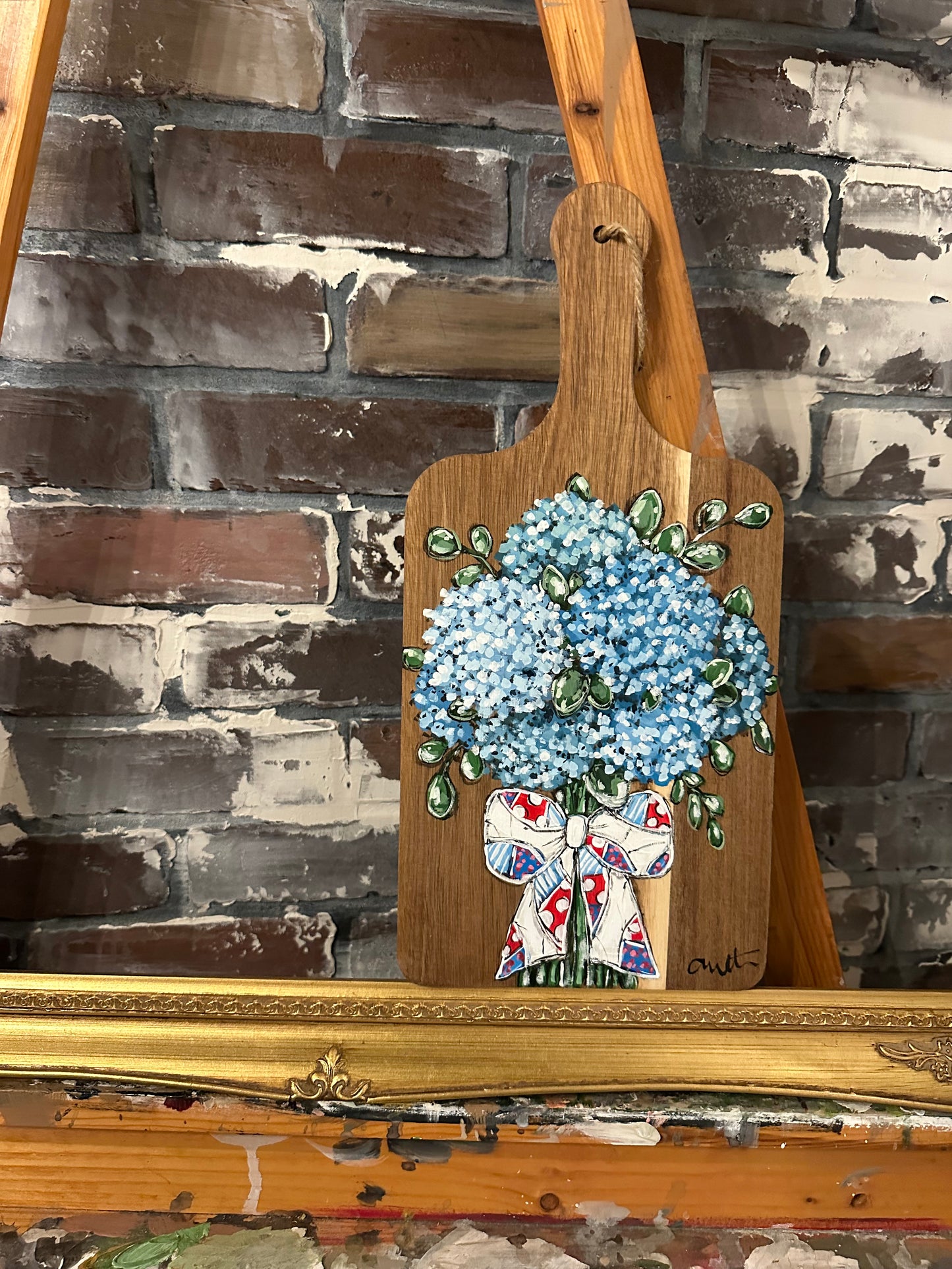 Original Hydrangea Quilt Bow