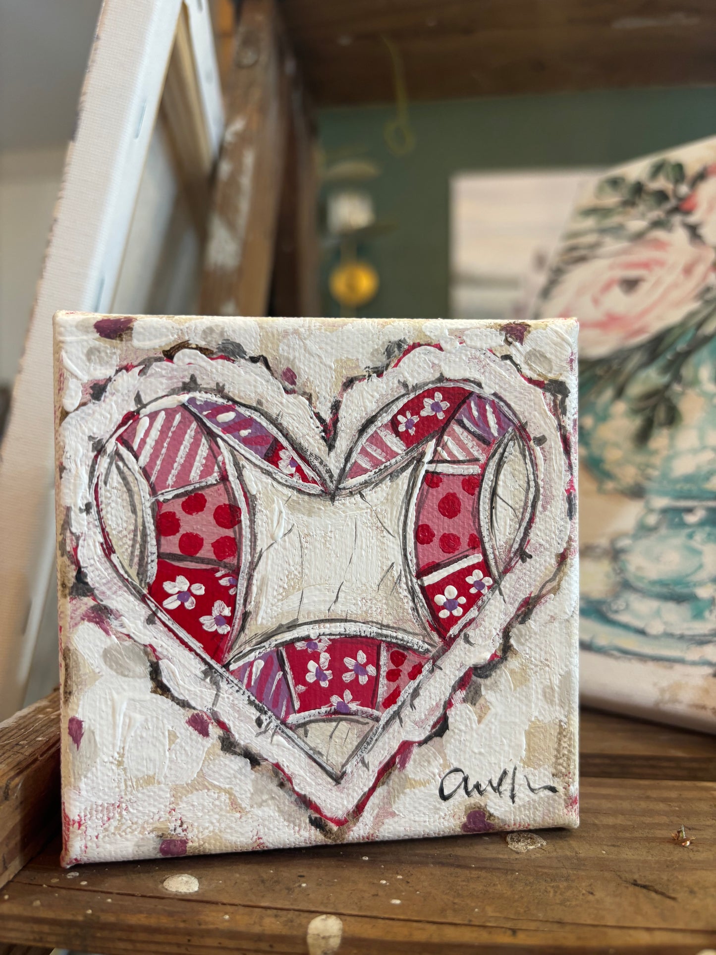 4x4 Original Quilted Heart Mini