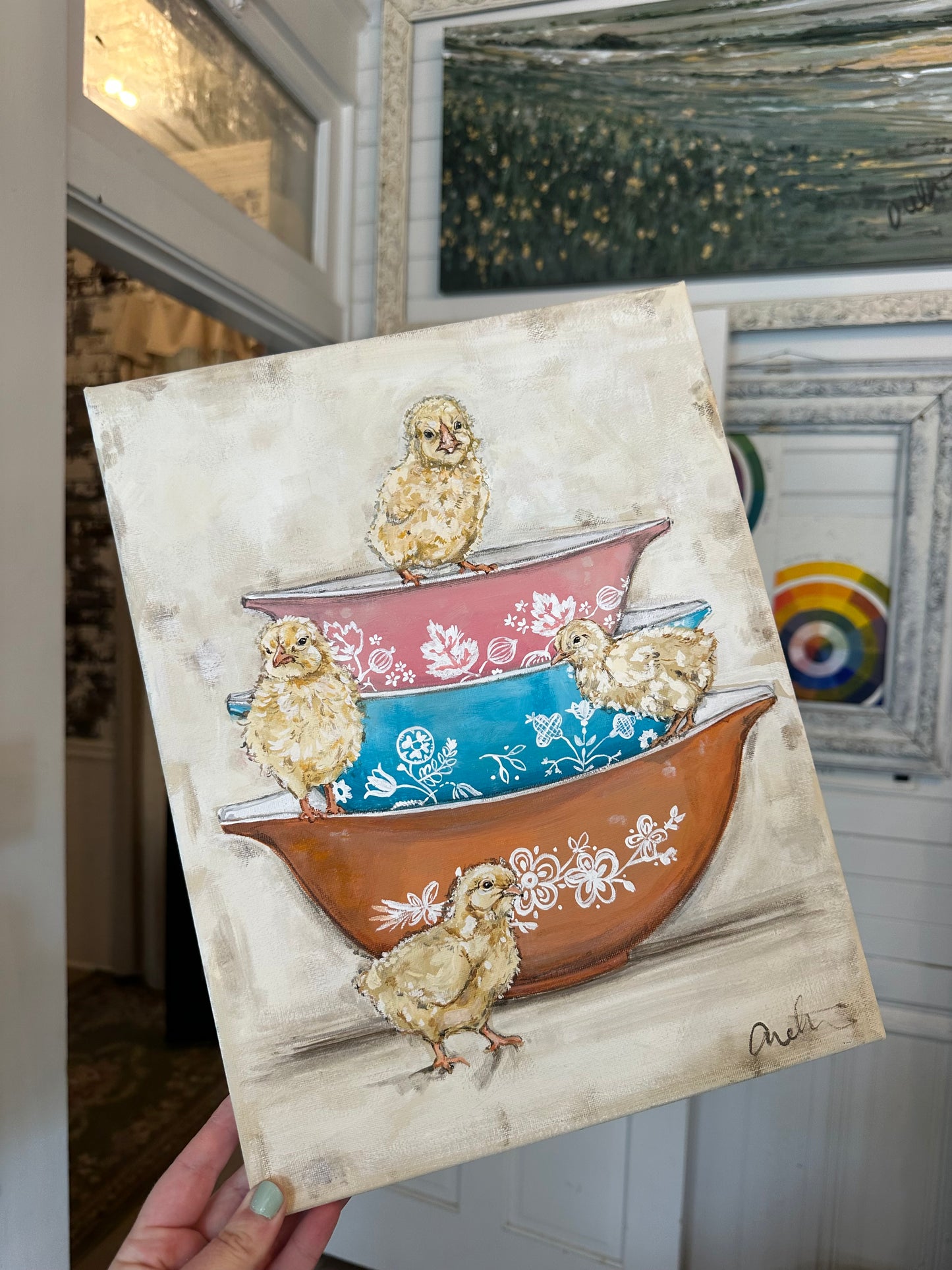 Original Pyrex Chicks
