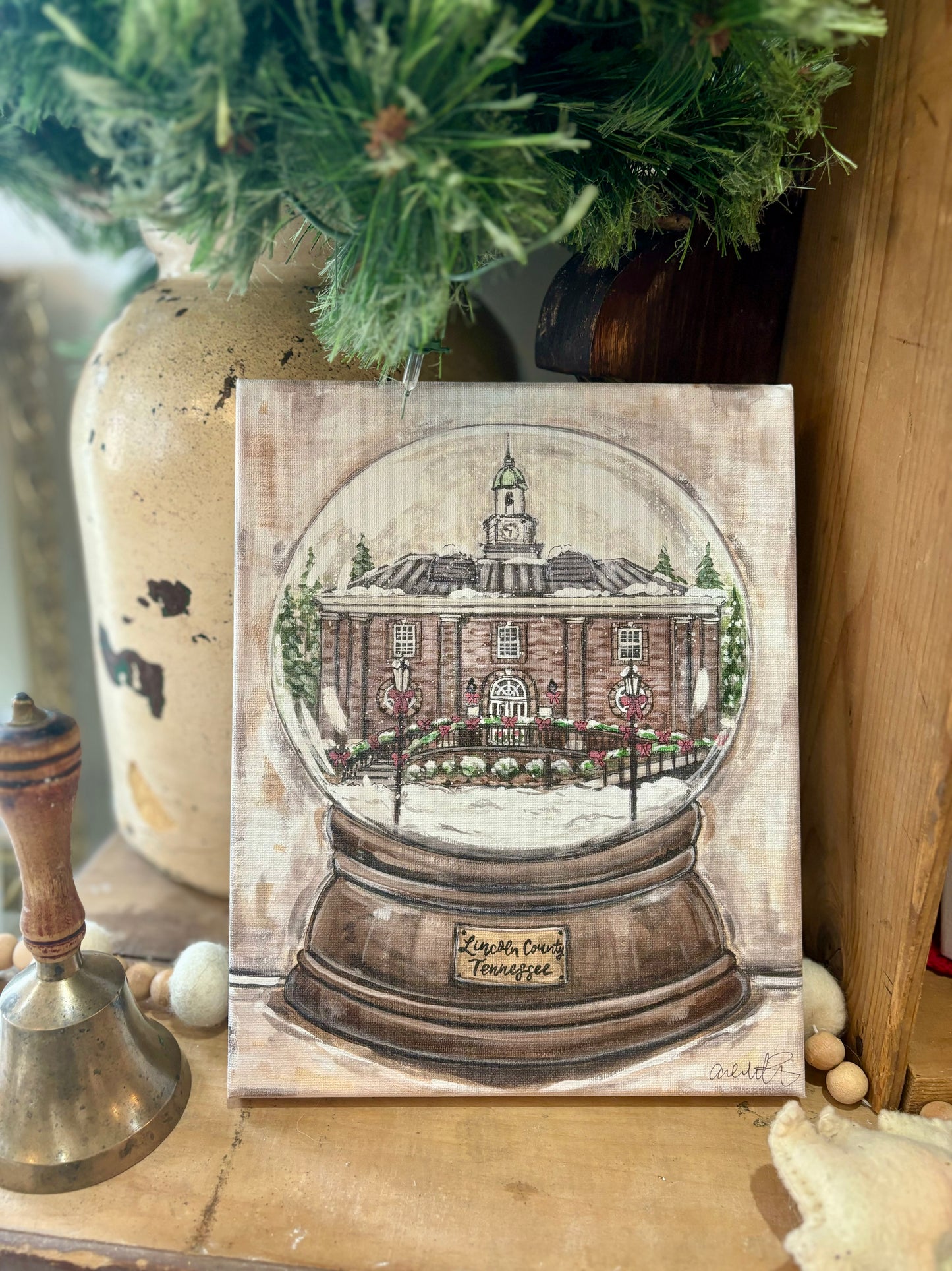 Lincoln County Courthouse Canvas Print