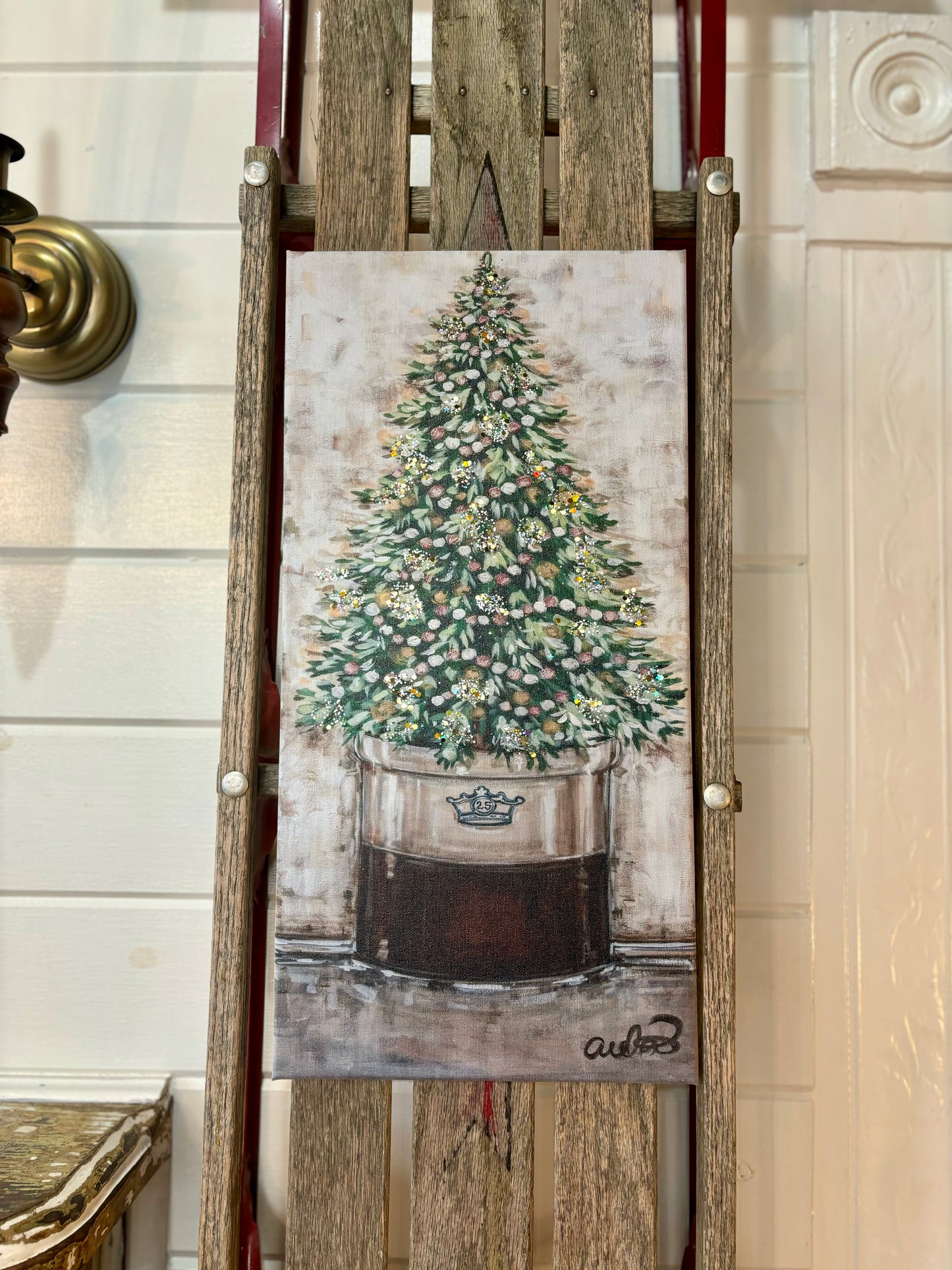 Two-toned Croc Christmas Tree 12x24