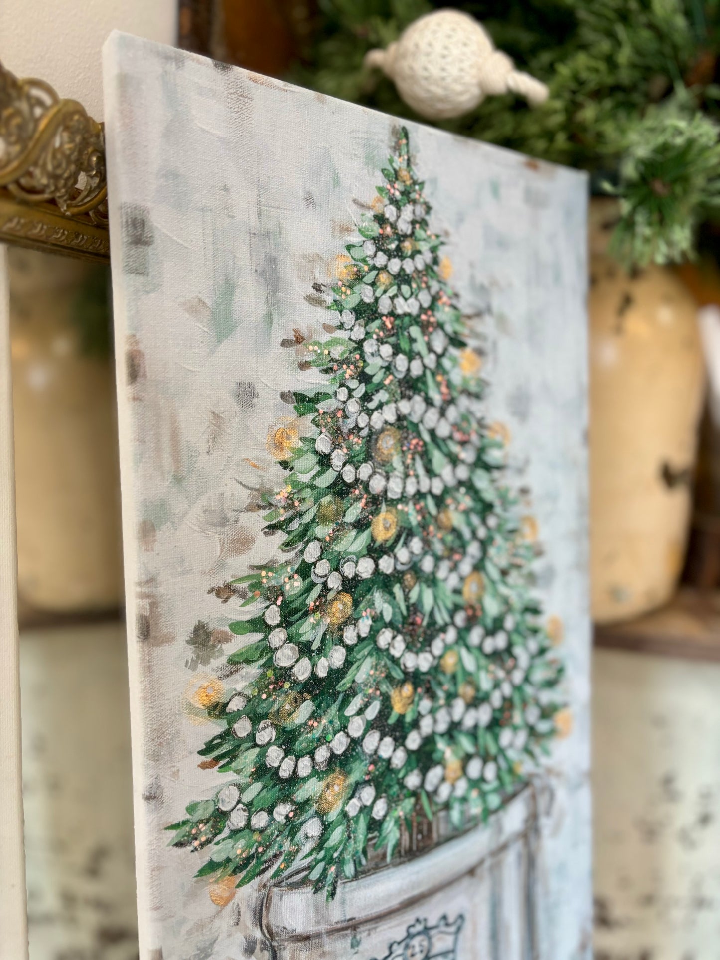 Crock Christmas Tree 12x24