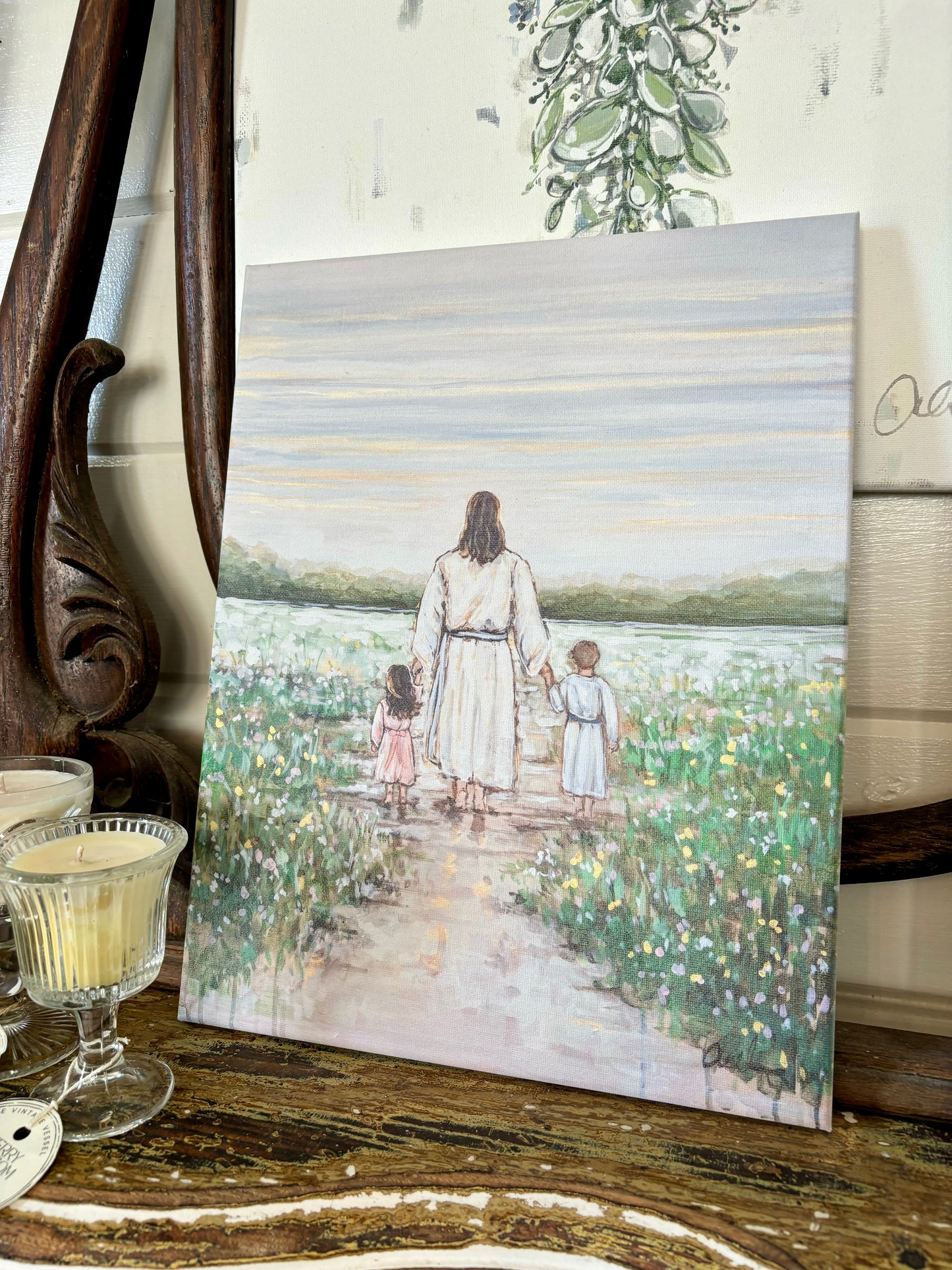“Little Children Come Unto Me” Canvas Print 11x14