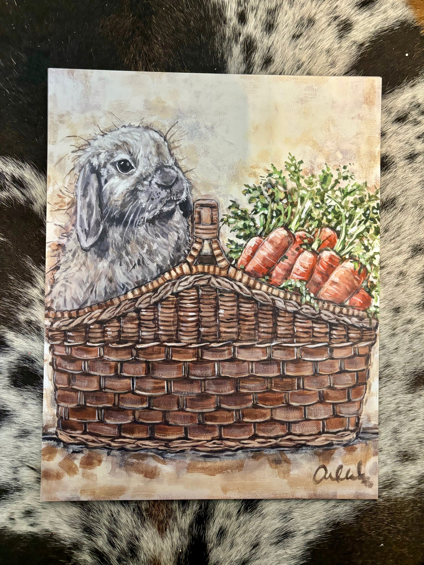 Thumper’s Picnic Paper Print