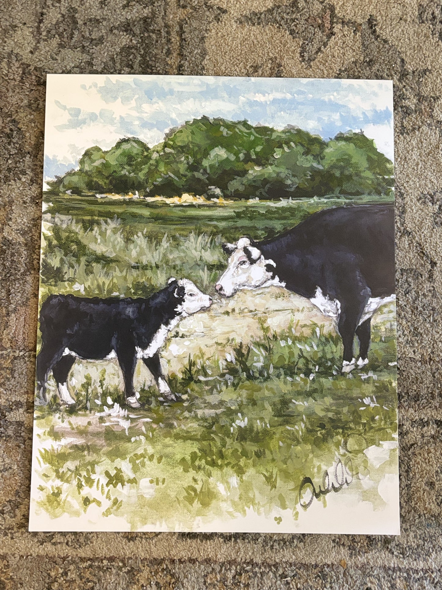 First Moments Paper Print 8x10