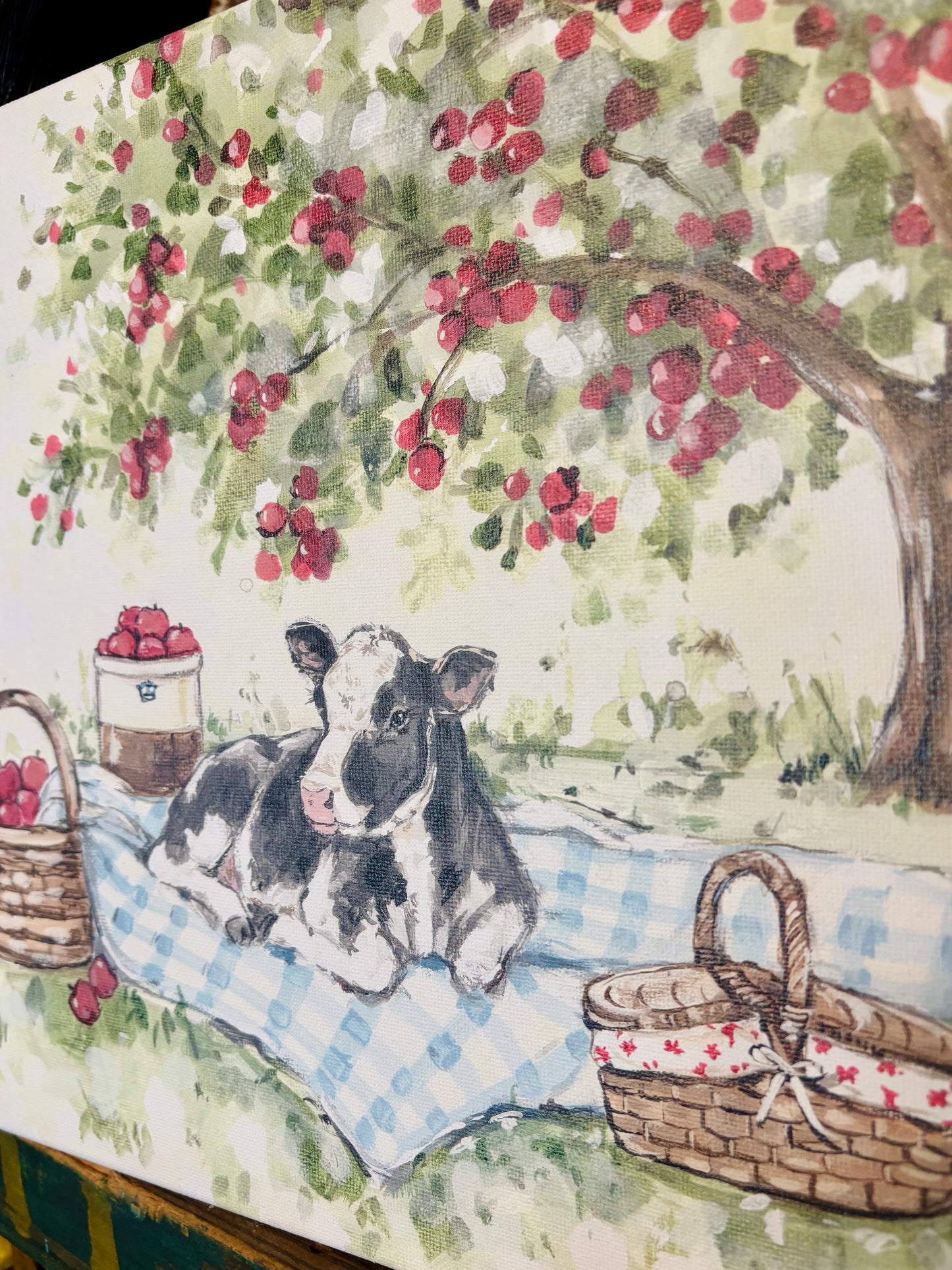 Apple Pickin’ Canvas Print