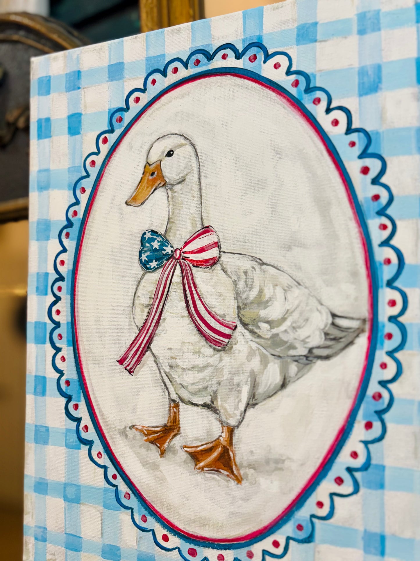 Original Red, White, and Goose