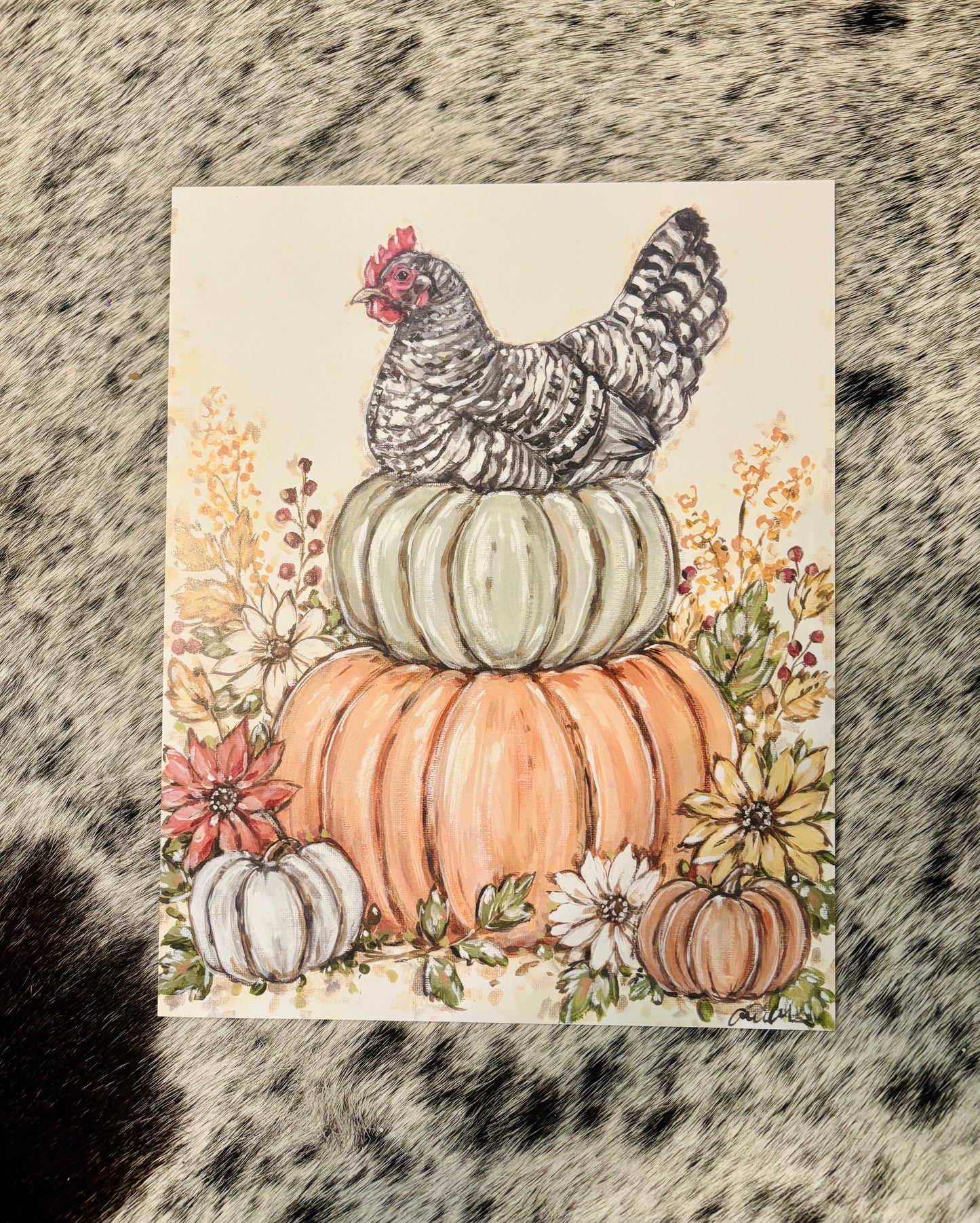 Fall Nestin’ Paper Print
