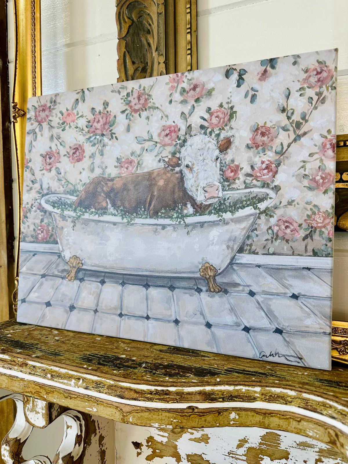 Washin’ Up Canvas Print