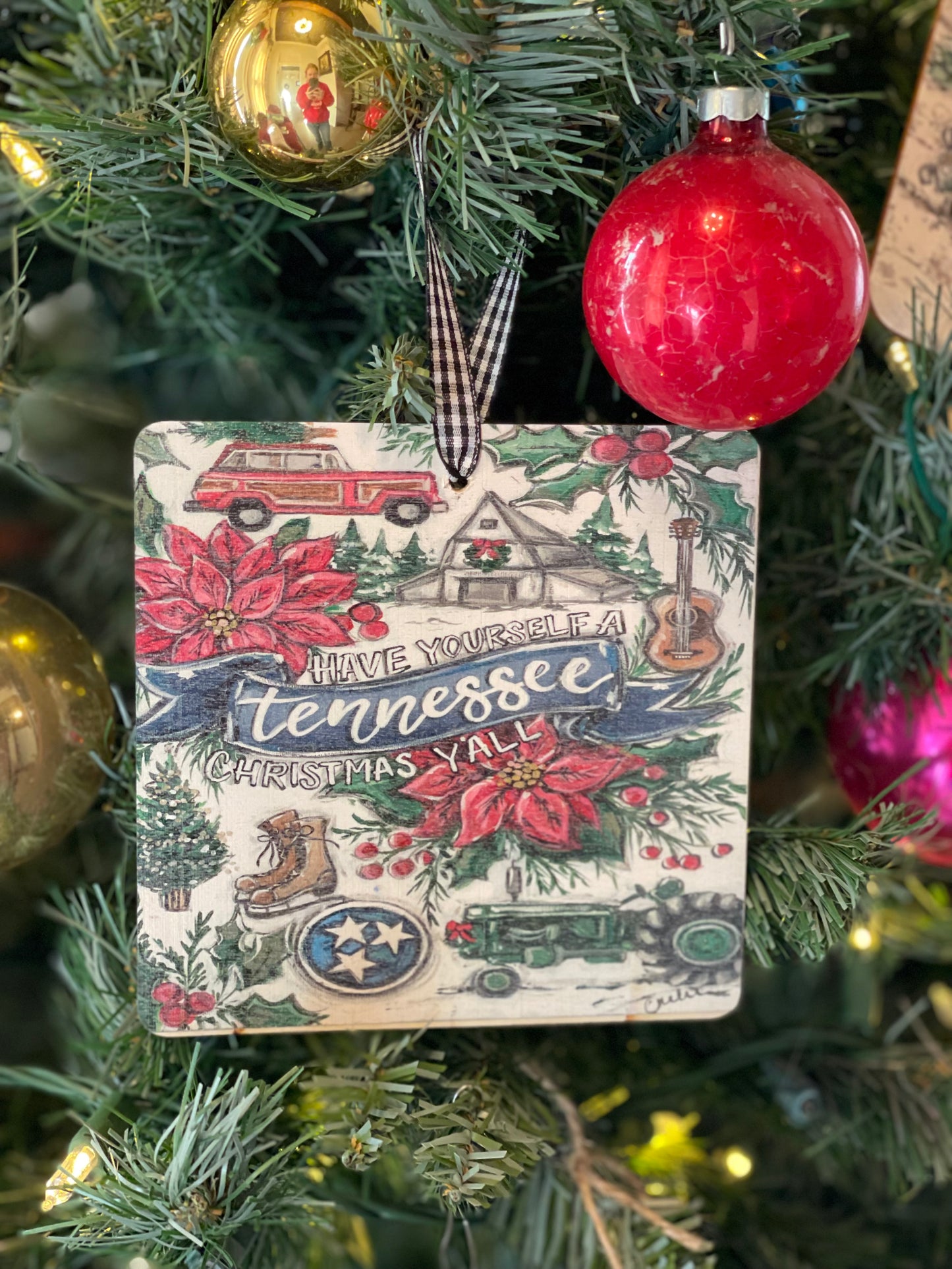 Tennessee Christmas Ornament