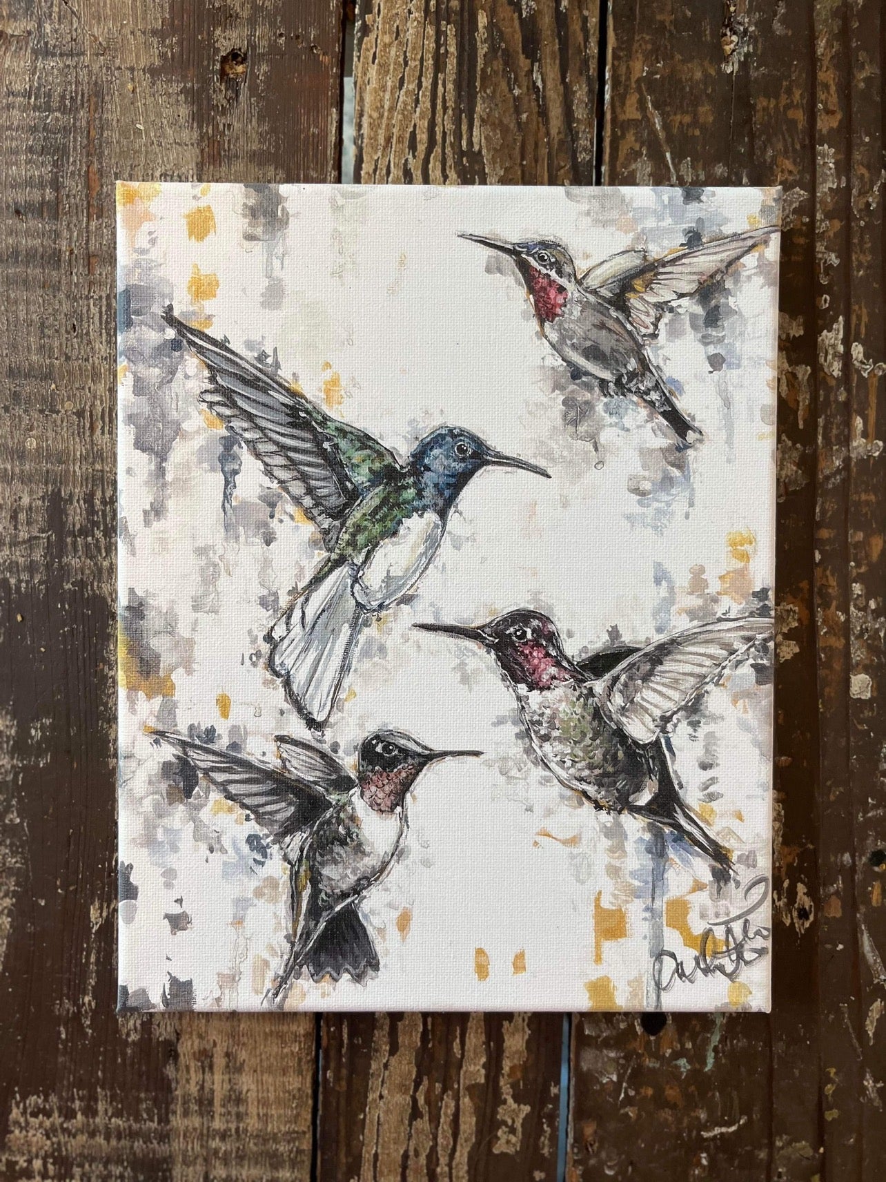 Hummingbirds Canvas Print