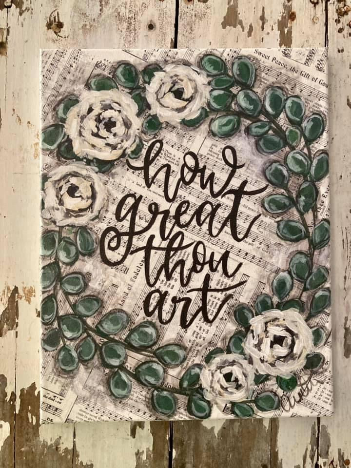 How Great Thou Art Canvas Print
