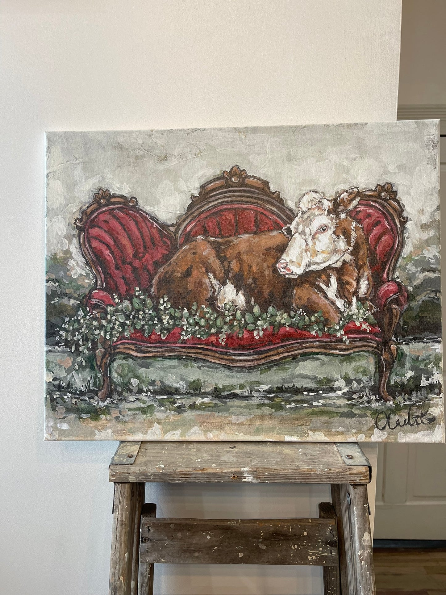 Red Velvet Canvas Print