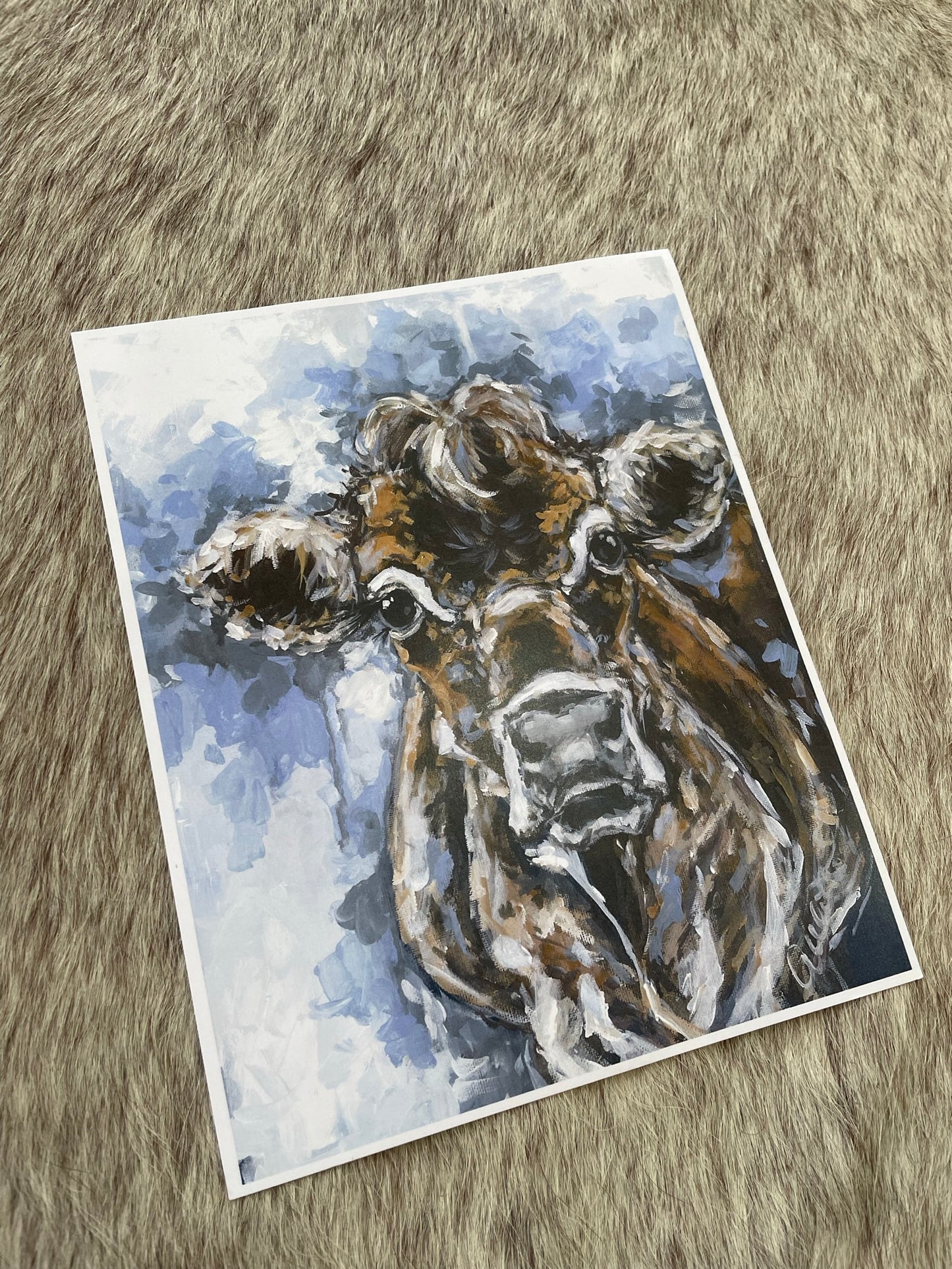Jersey Girl Paper Print
