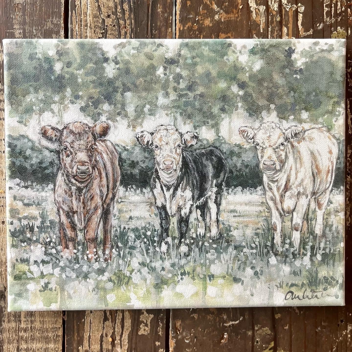 Spring on the Farm Canvas Print