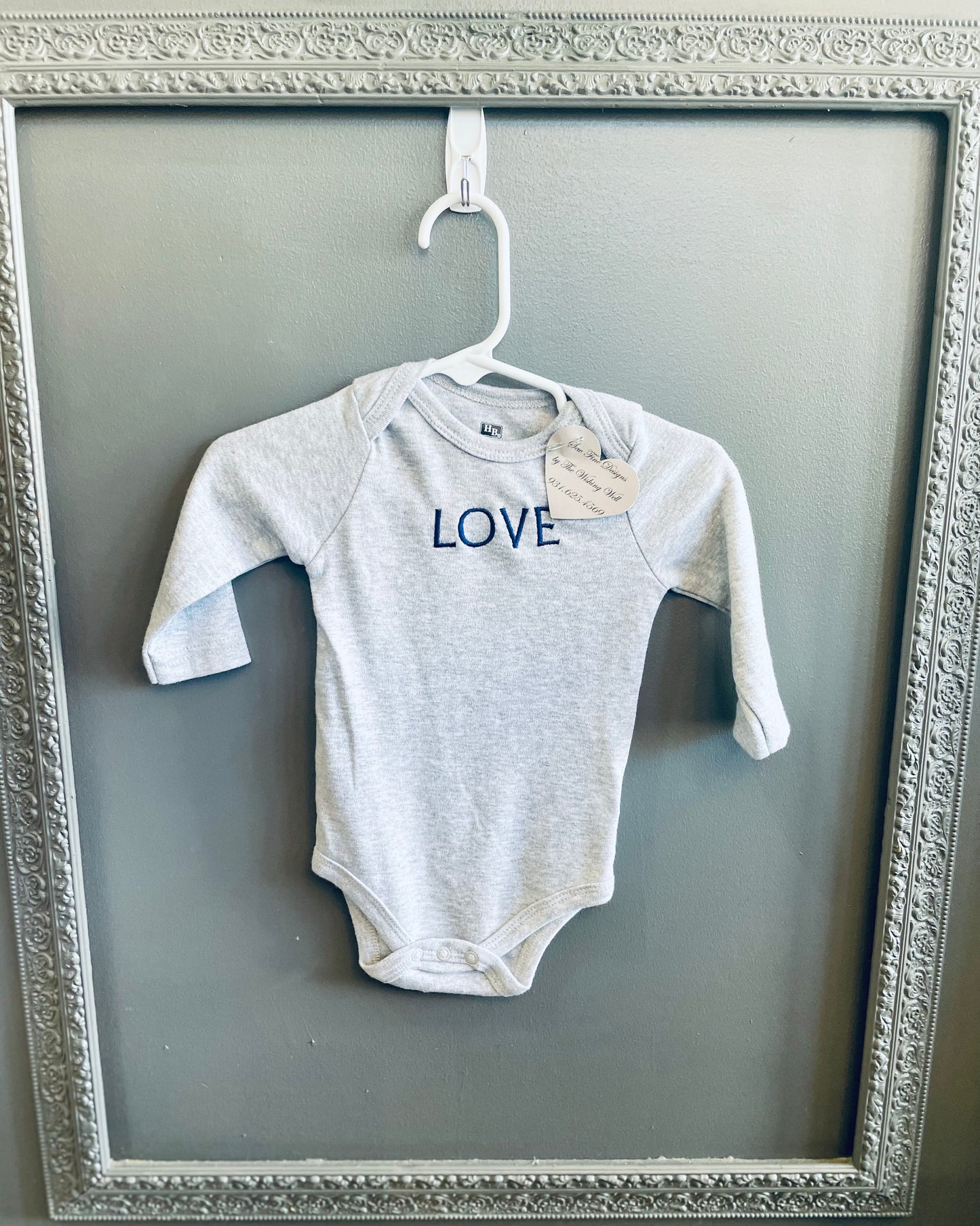 LOVE Long-Sleeve Onesie