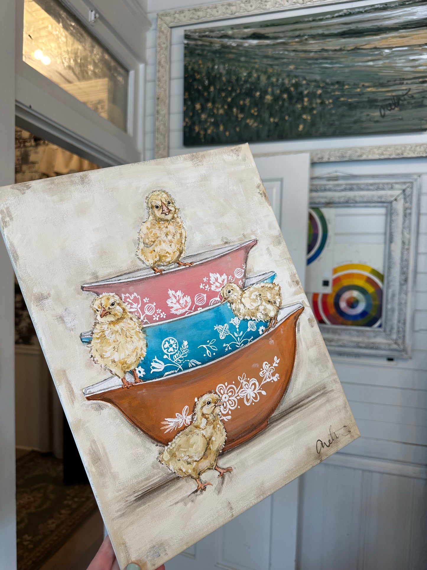 Original Pyrex Chicks