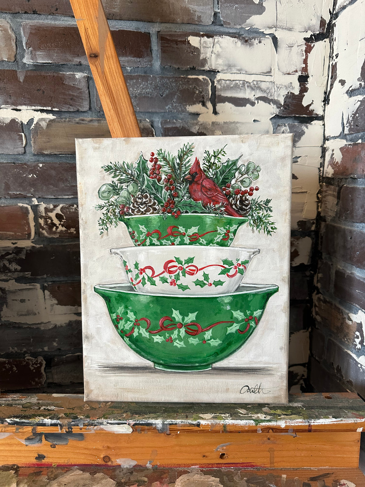Original Christmas Pyrex