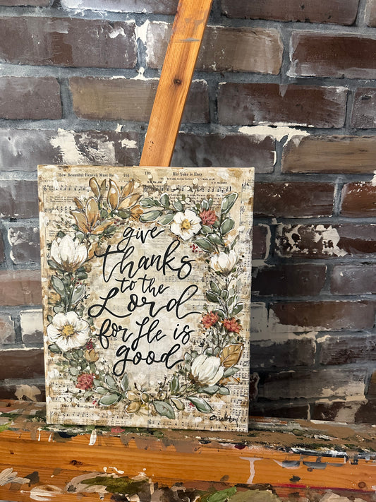 Original “Give Thanks”