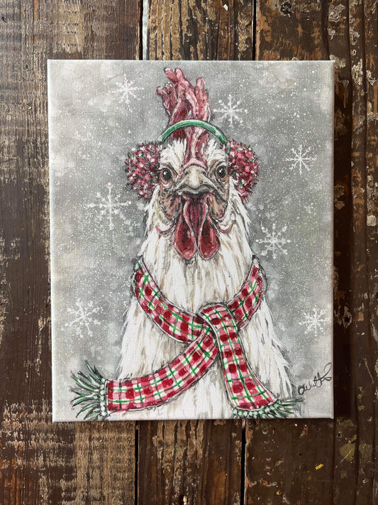 Christmas Chicken 8x10