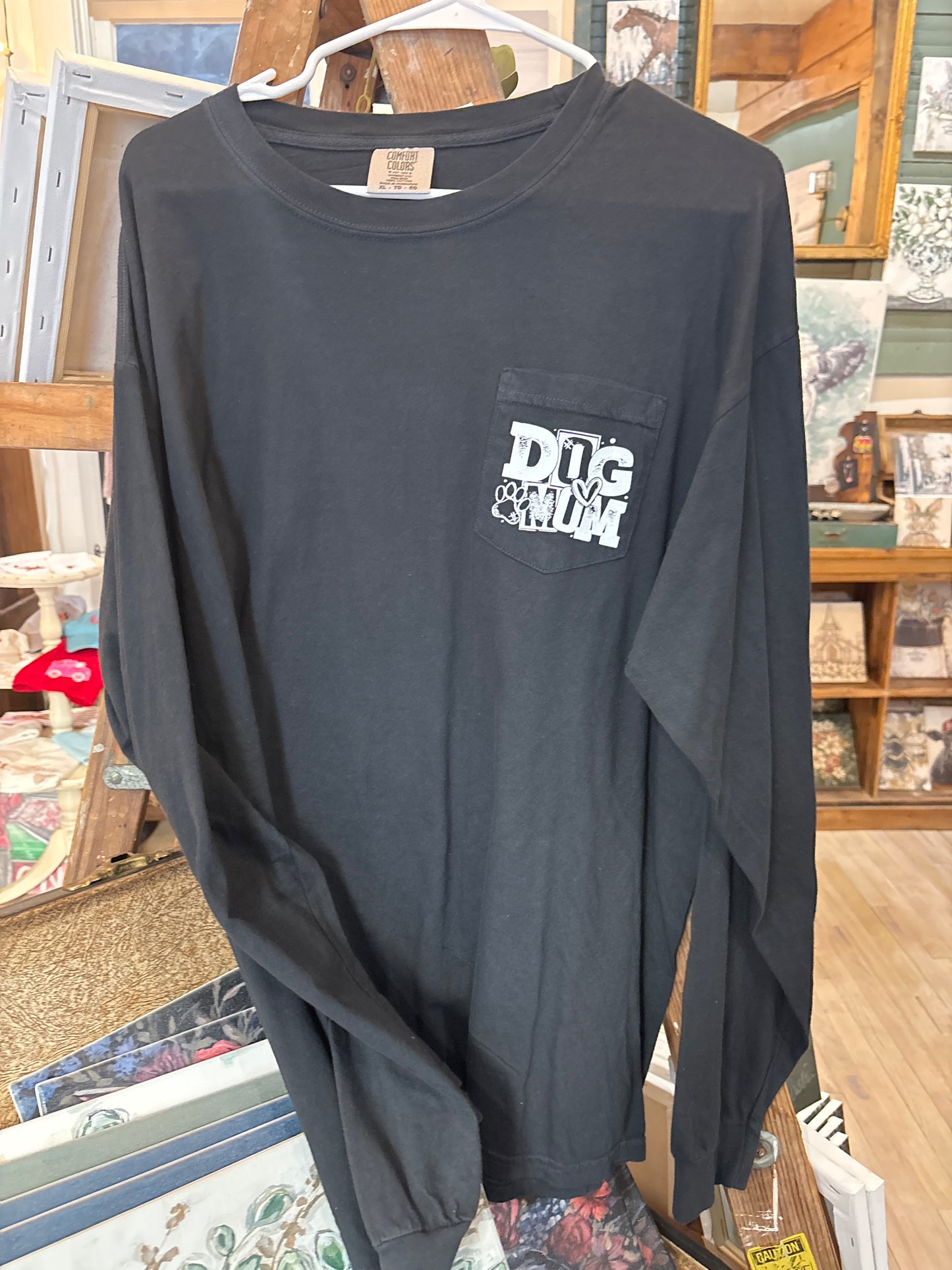 Dog Mom Comfort Colors Long Sleeve