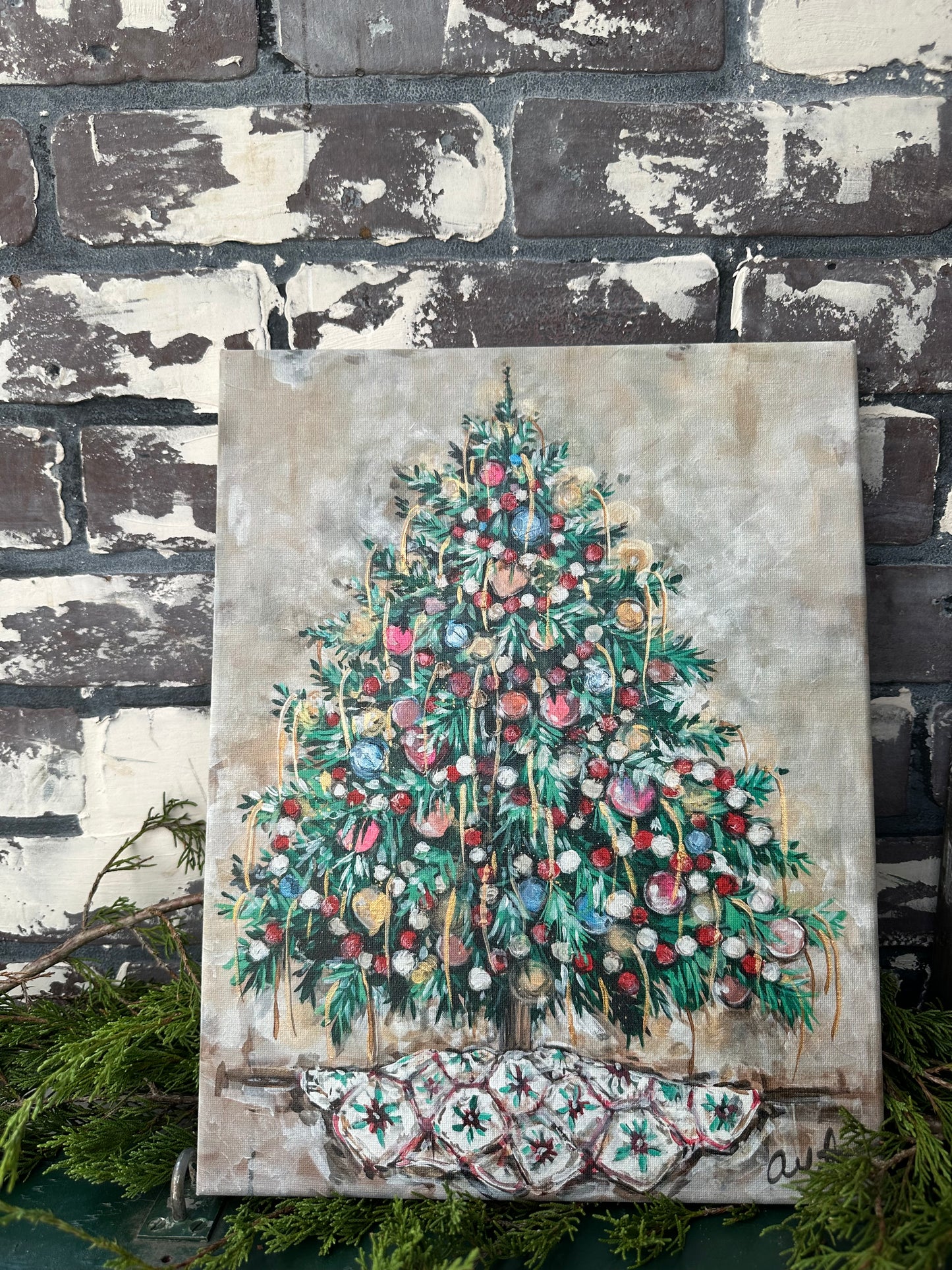 Vintage Tree 16x20