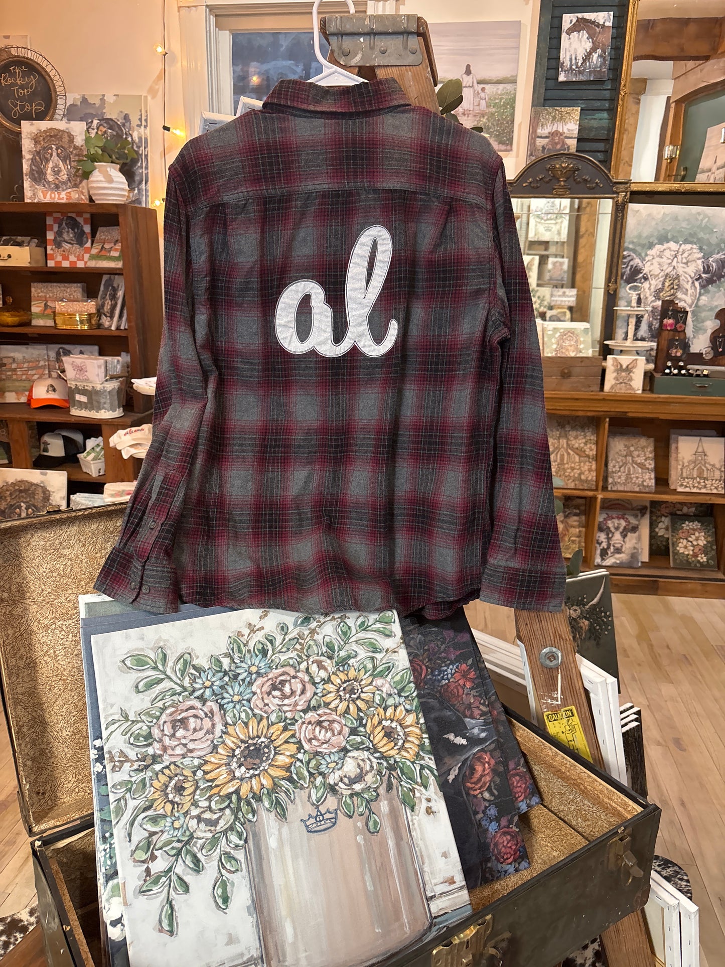 Alabama Plaid Button-Up Shirt