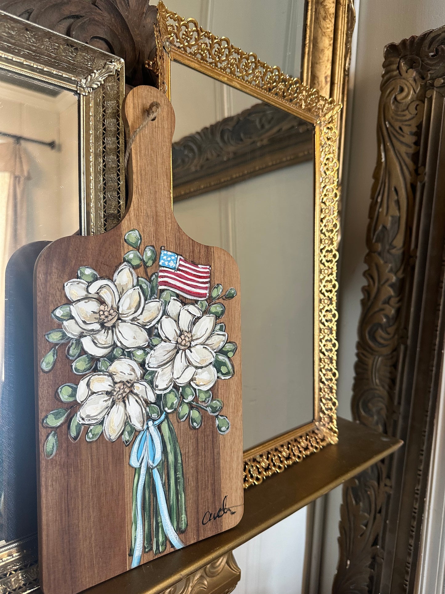 Original Patriotic Magnolia Board