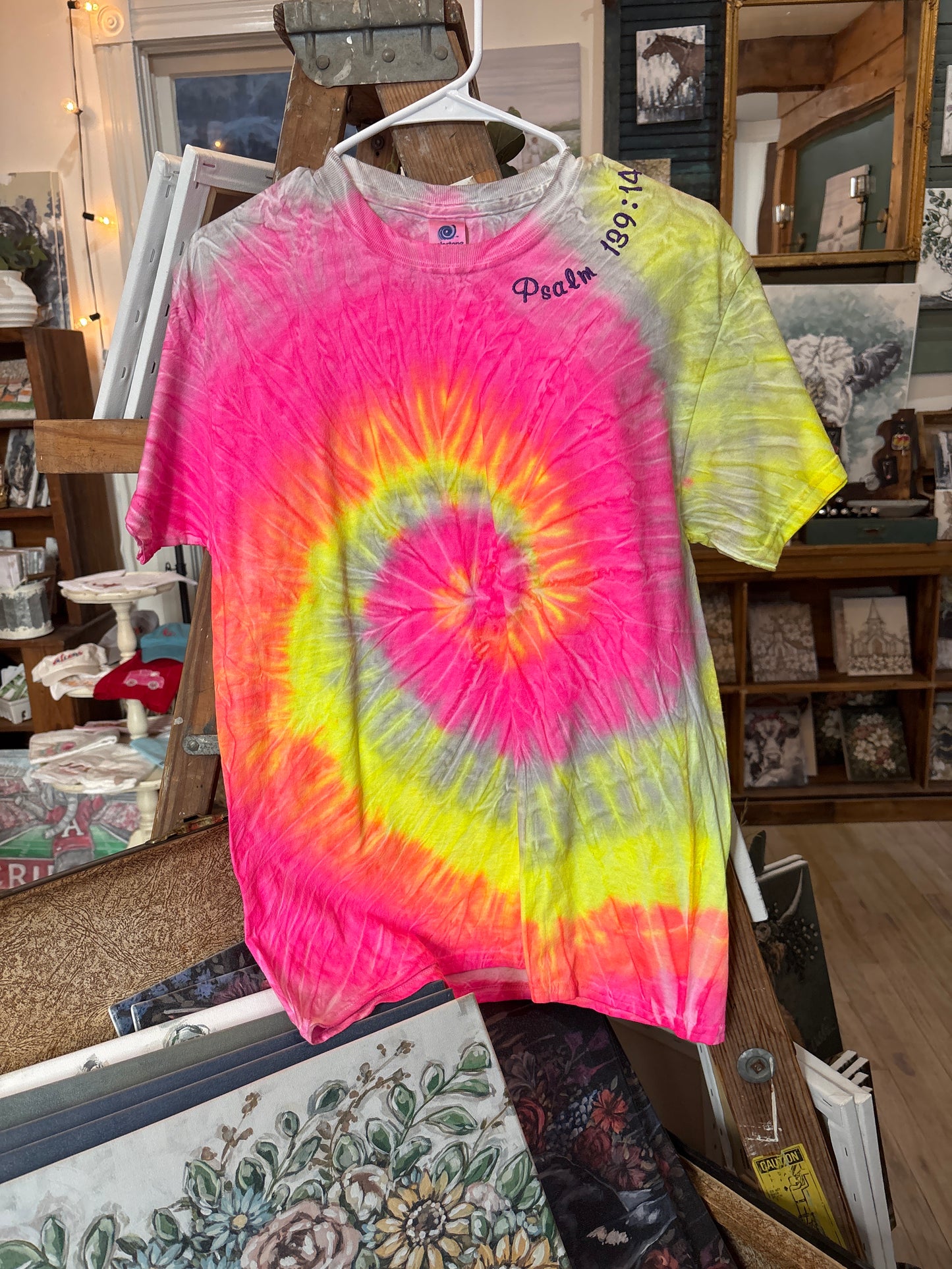 Tye-Dye Pslam 139:14 Short Sleeve