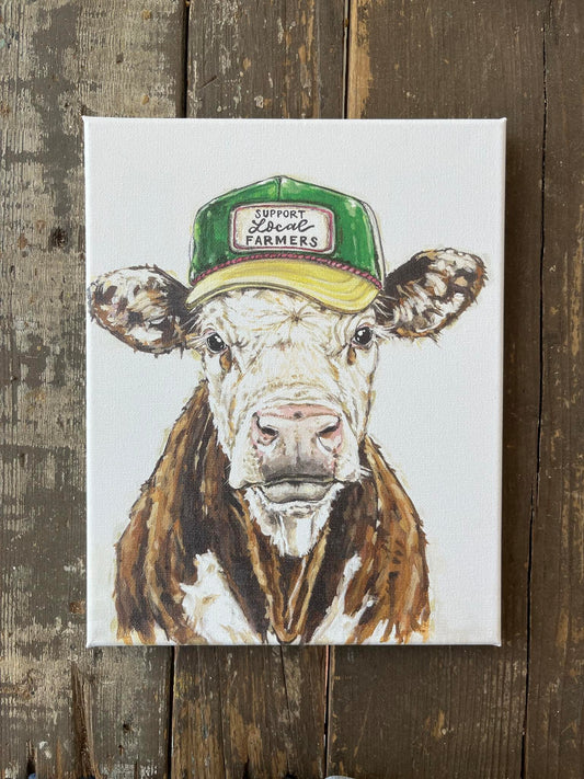 Hereford in a Hat 8x10