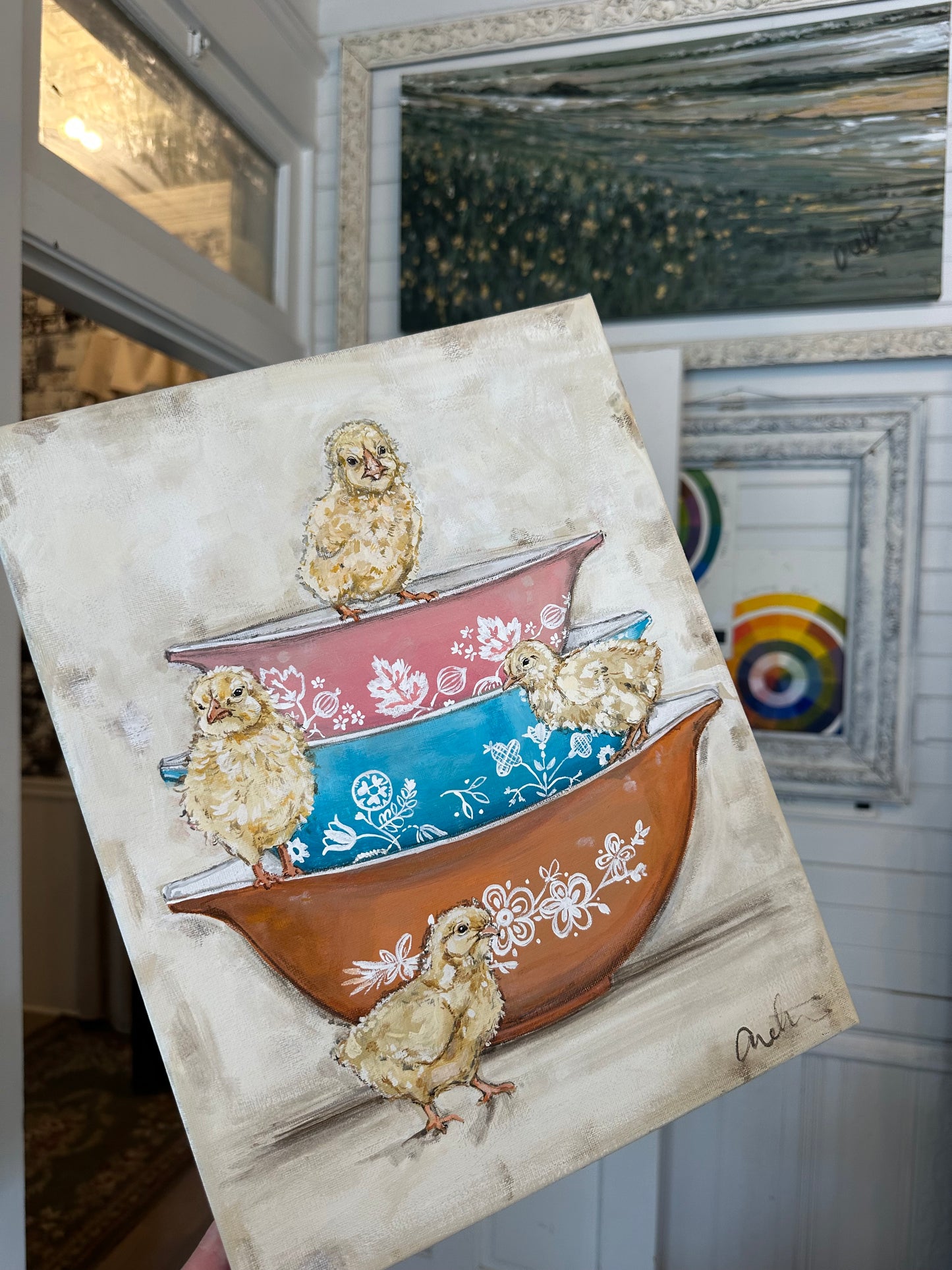 Original Pyrex Chicks