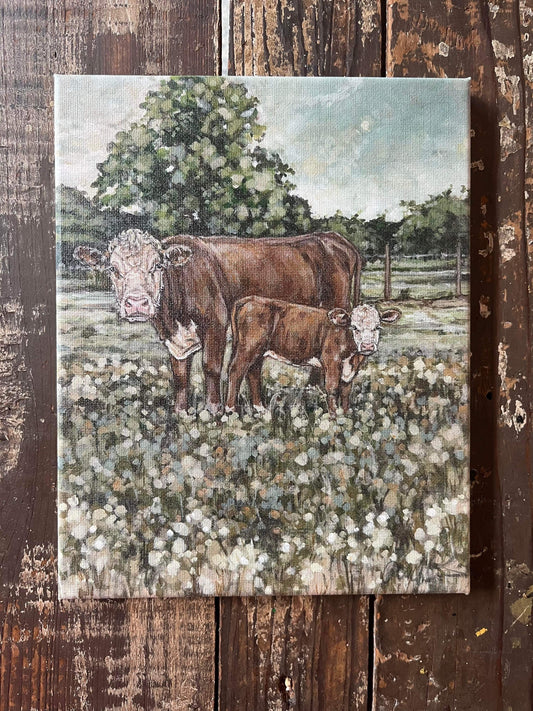 Fancy and Her Mama 16x20