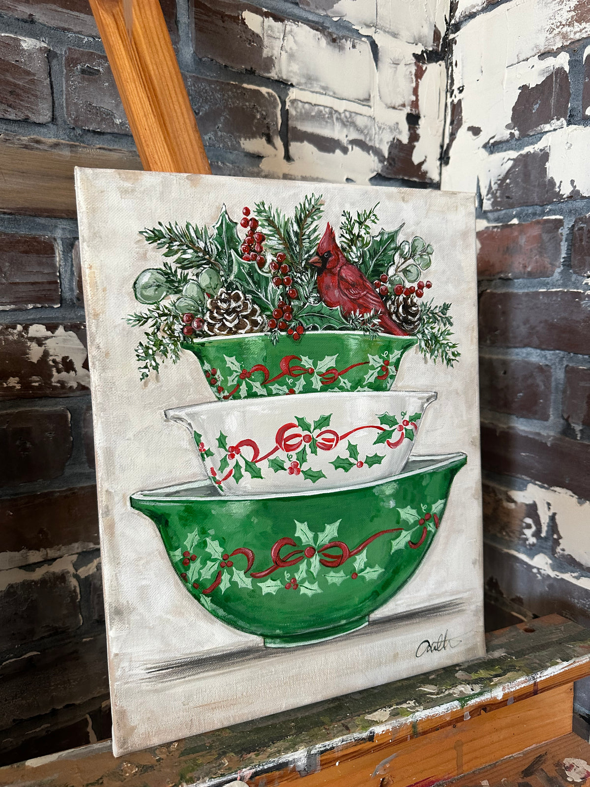 Original Christmas Pyrex