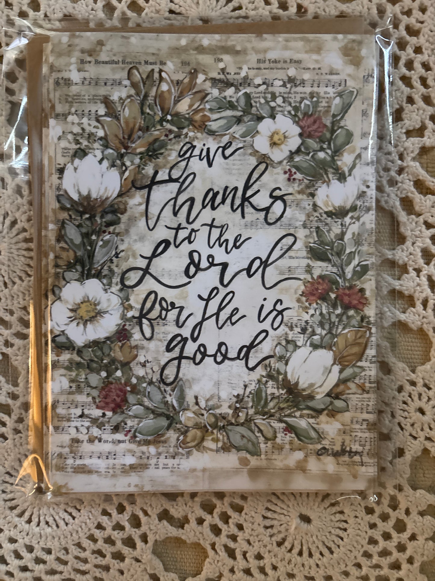 “Give Thanks” cards