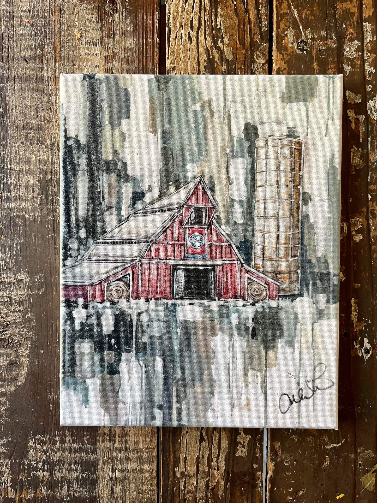 Red TN Barn 8x10