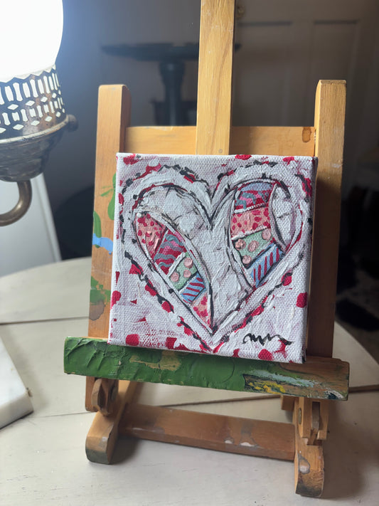 4x4 Original Quilted Heart Mini