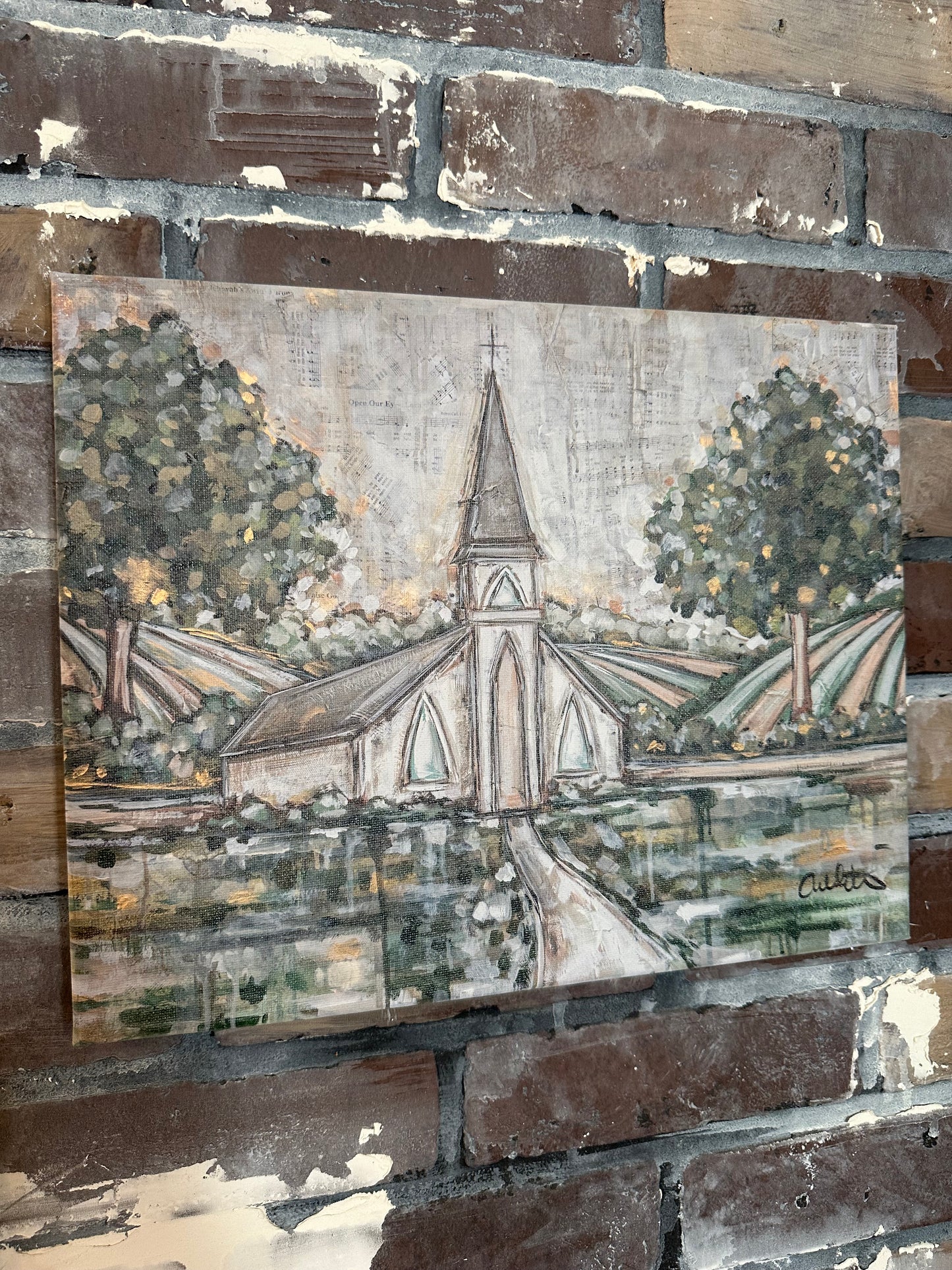 Landscape Church 11x14