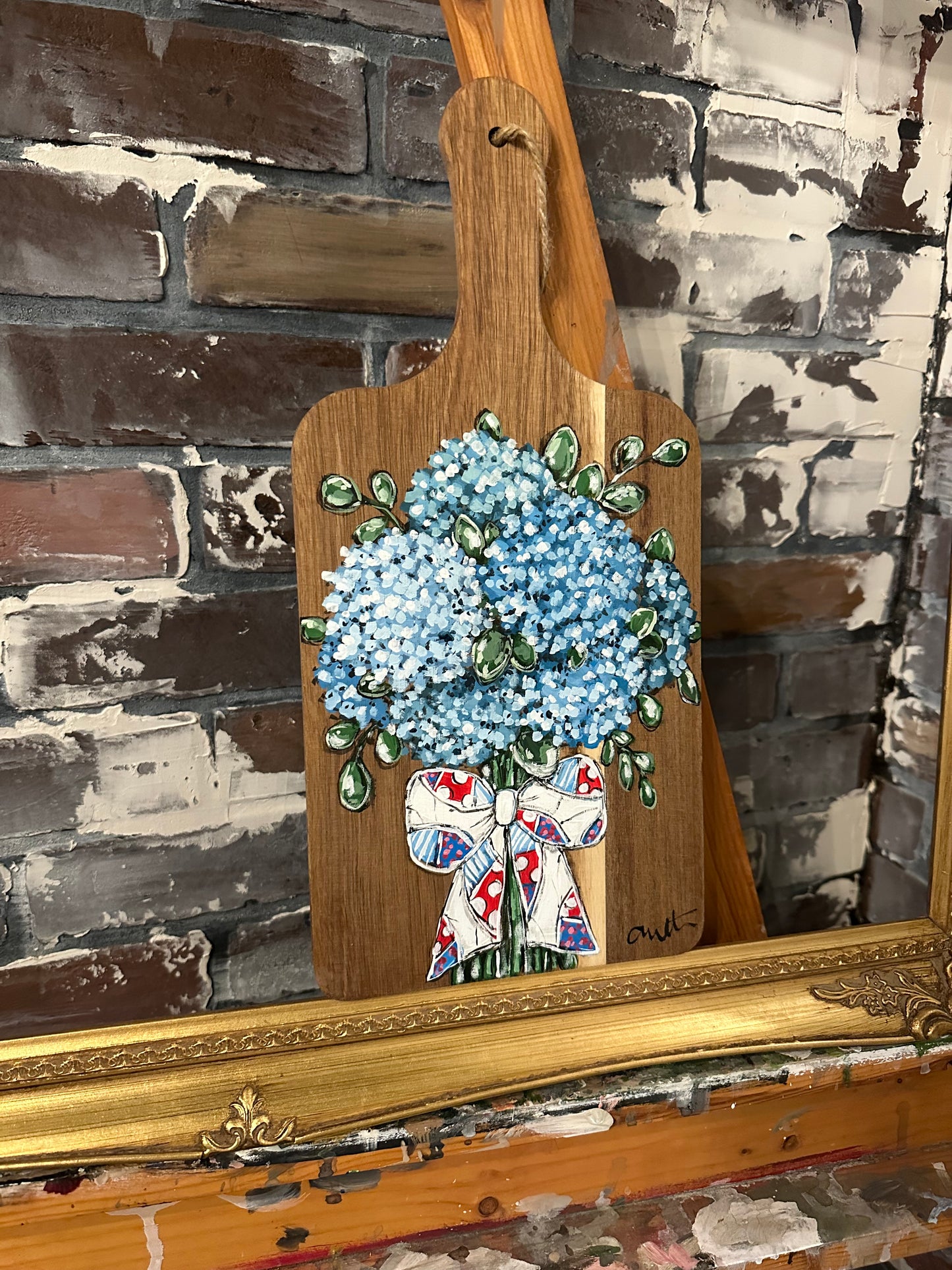 Original Hydrangea Quilt Bow