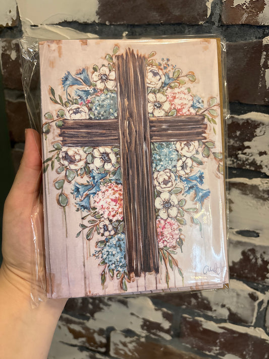 Bright Floral Cross Cards