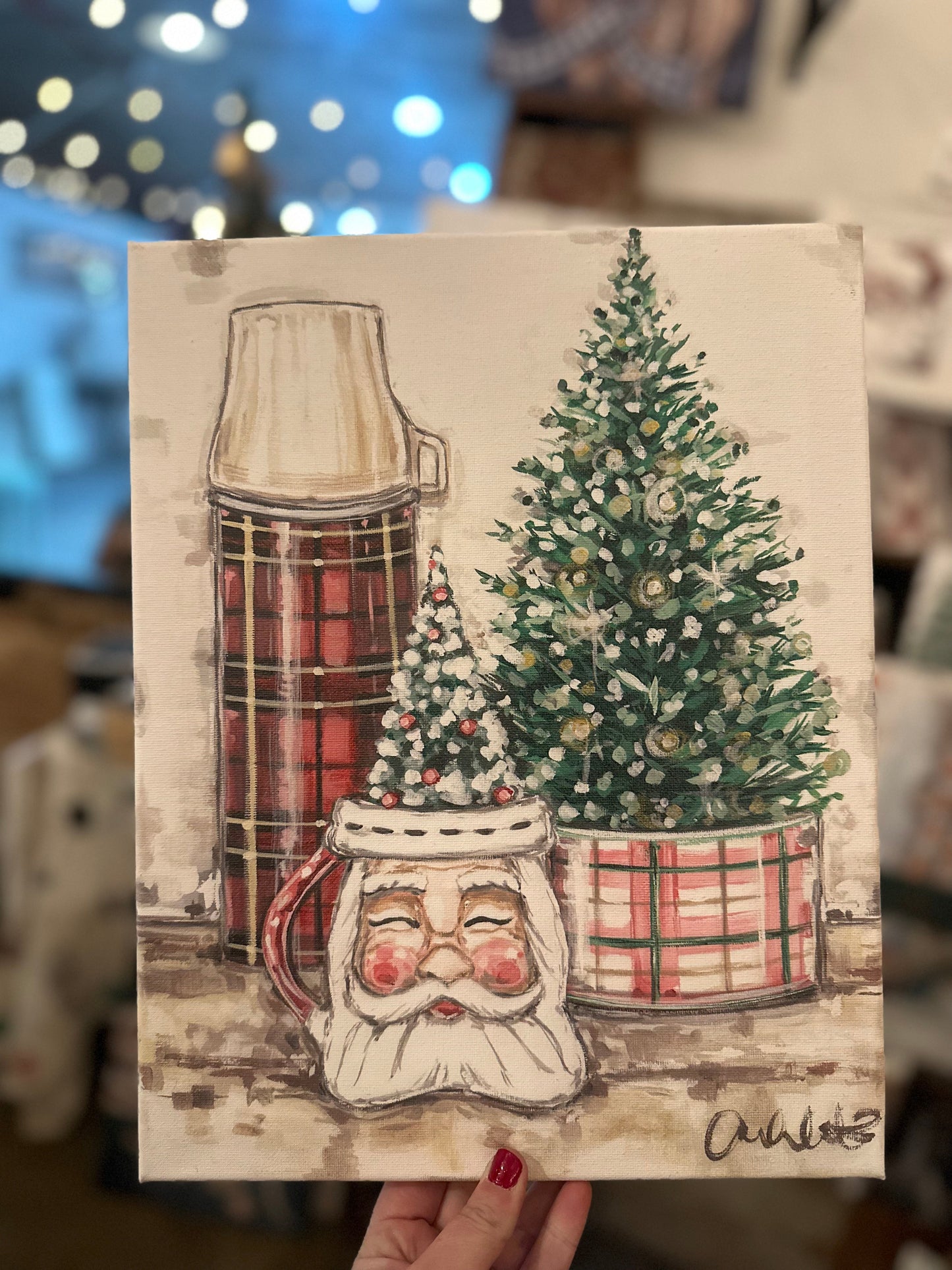 Vintage Christmas 16x20