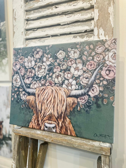 Floral Highland 16x20