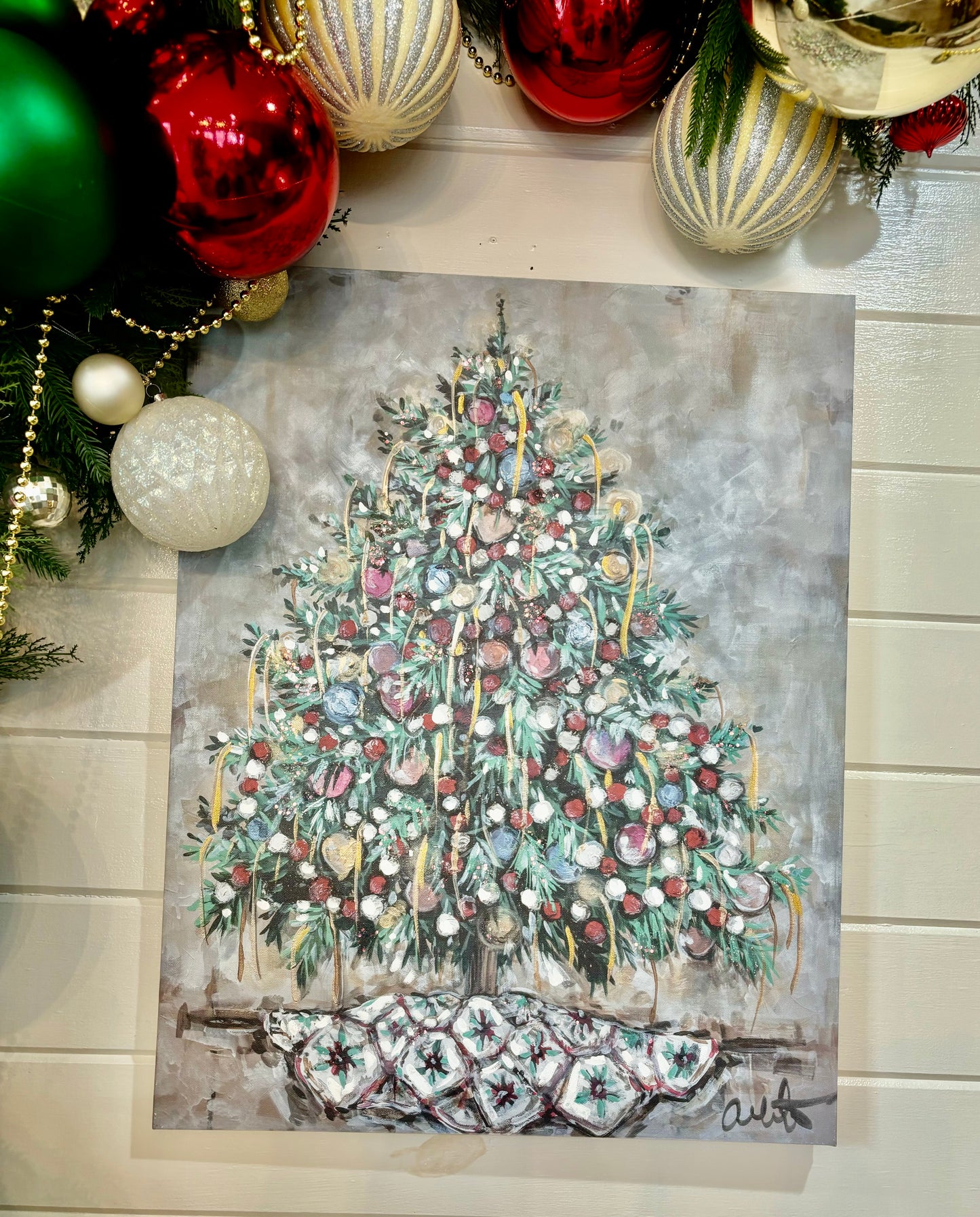 Tinsel Tree 22x28