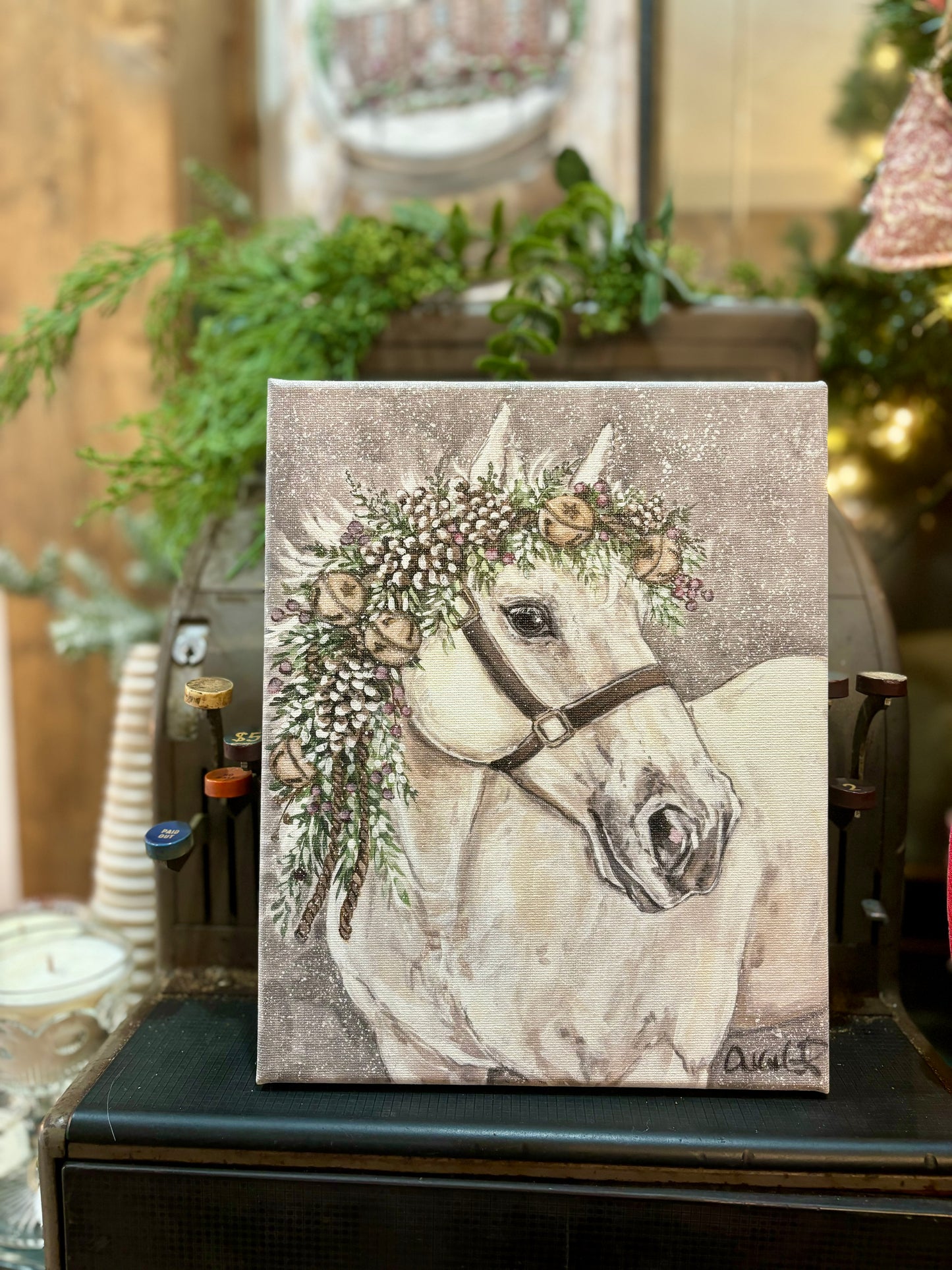 Christmas Horse 8x10