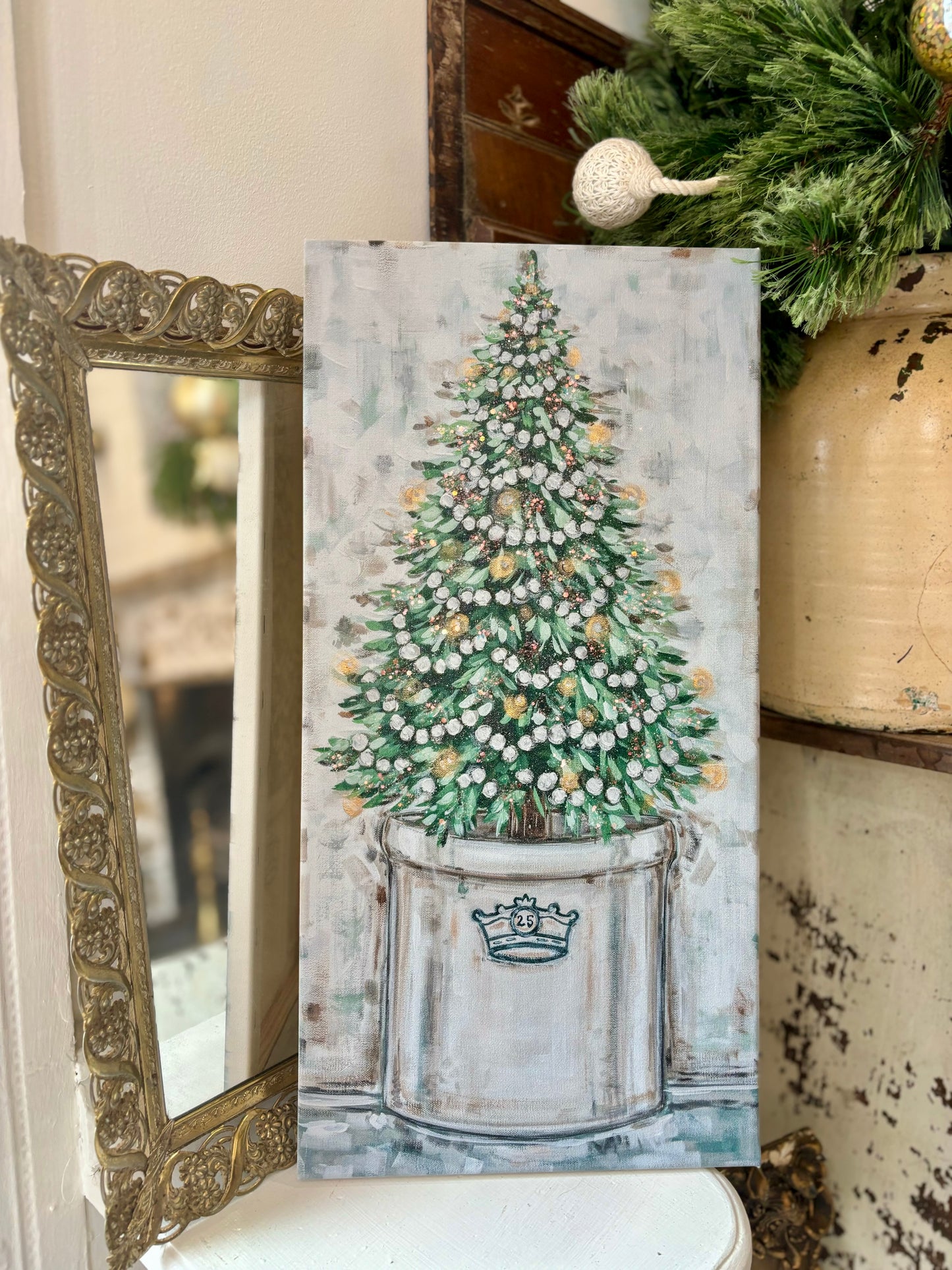 Crock Christmas Tree 10x20