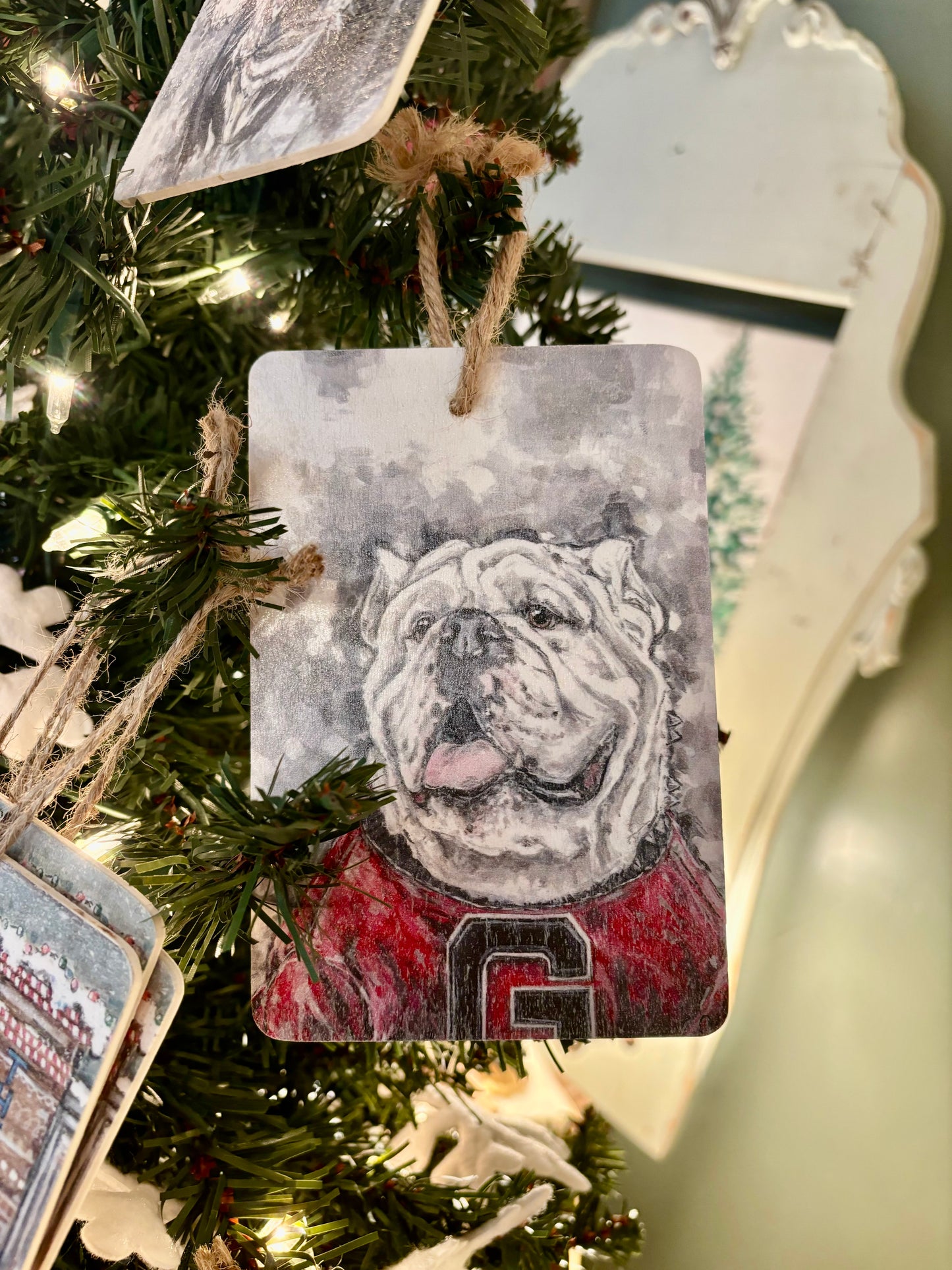 Georgia Bulldog Ornament