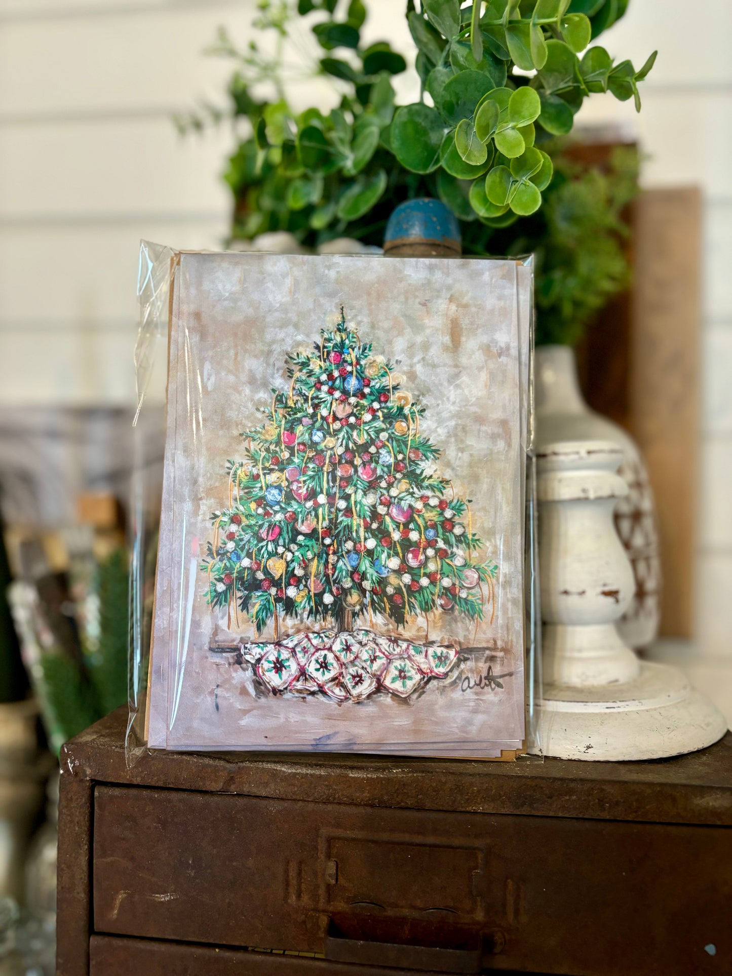 Tinsel Tree Cards