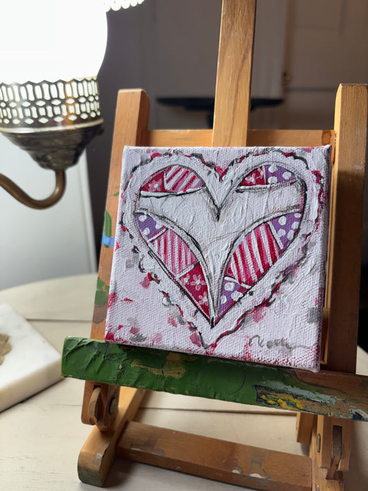 4x4 Original Quilted Heart Mini